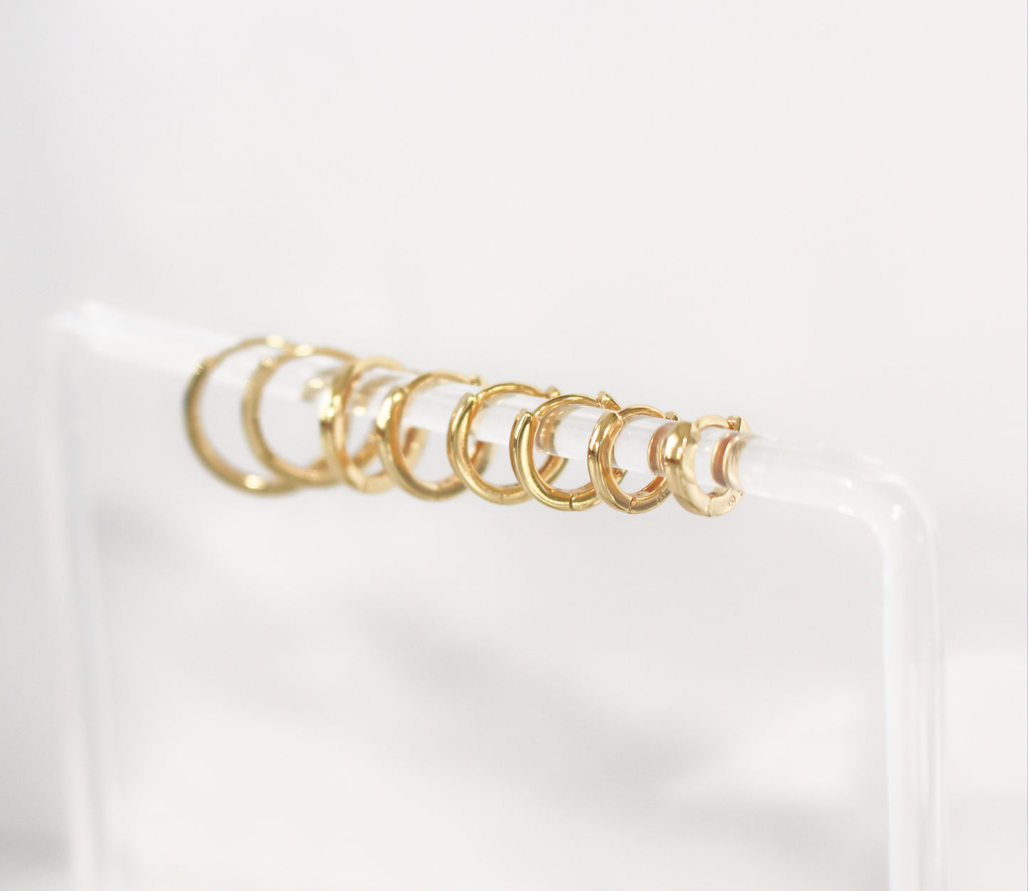18k Gold Vermeil Simple Hoops Earrings