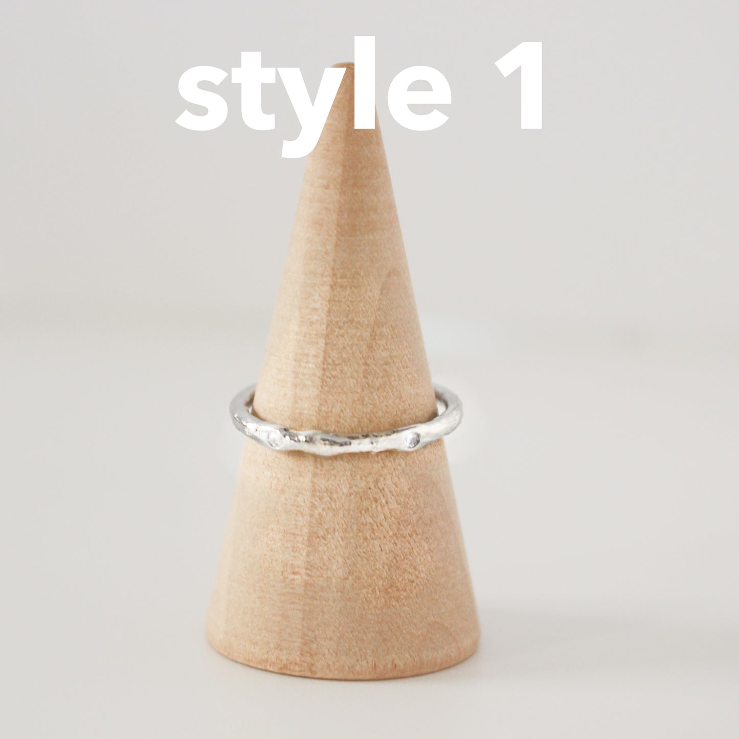 ROCKY - Waterproof Ring in 925 Sterling Silver ∙ Thin Fine Stackable ring ∙ Easy adjustable ring ∙ 100% silver ∙ Micro-inlaid zircon