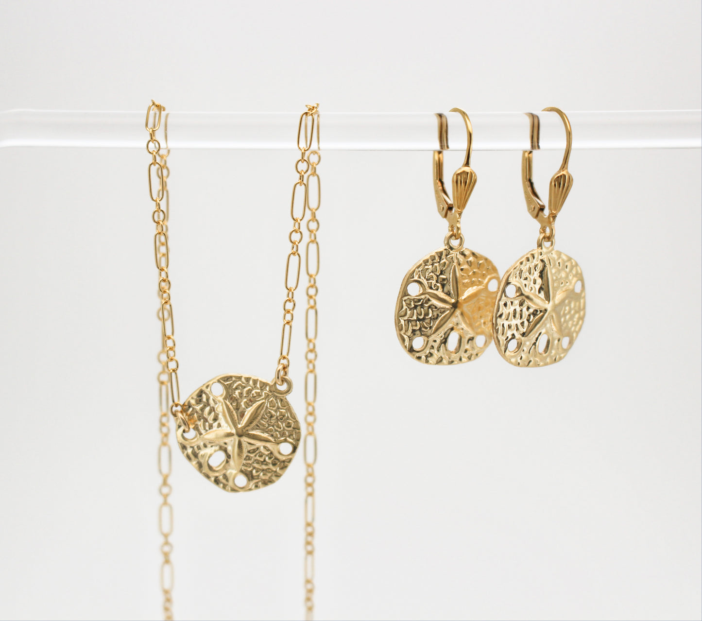 Abundance Charm ∙ 14k Gold Filled Sea Shell Necklace ∙ Sea lovers medallion