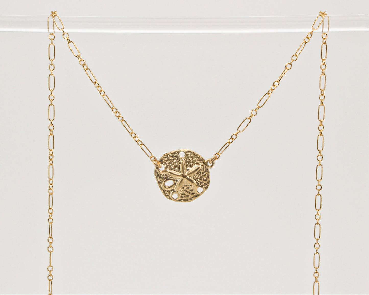 Abundance Charm ∙ 14k Gold Filled Sea Shell Necklace ∙ Sea lovers medallion