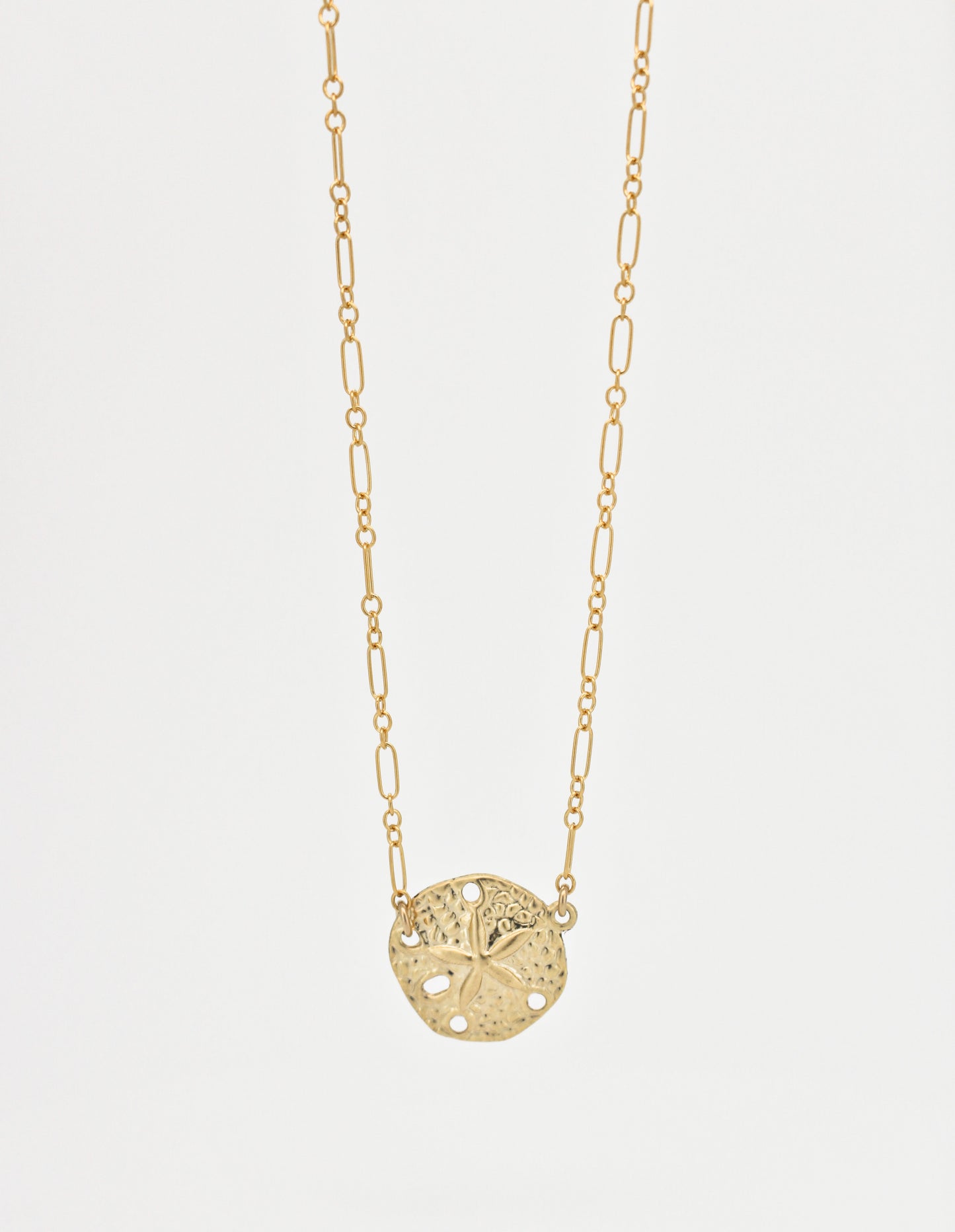 Abundance Charm ∙ 14k Gold Filled Sea Shell Necklace ∙ Sea lovers medallion