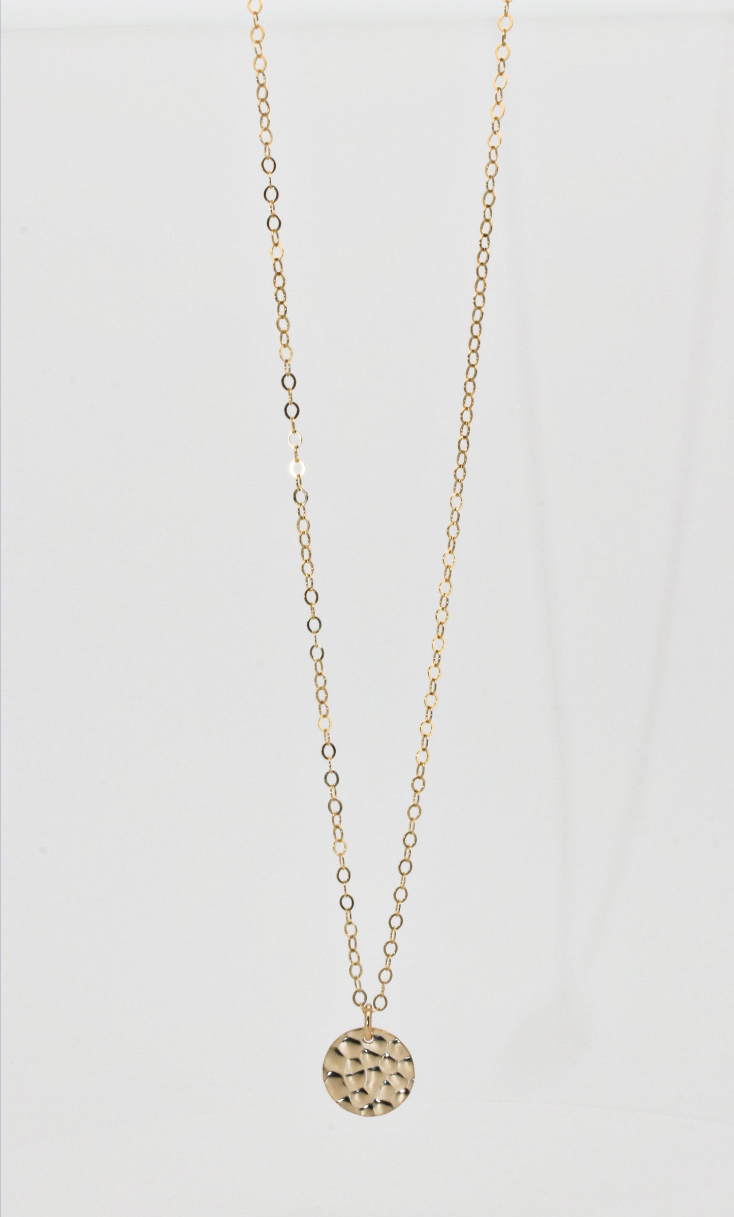 NOA - 14K Gold Filled Hammered Necklace