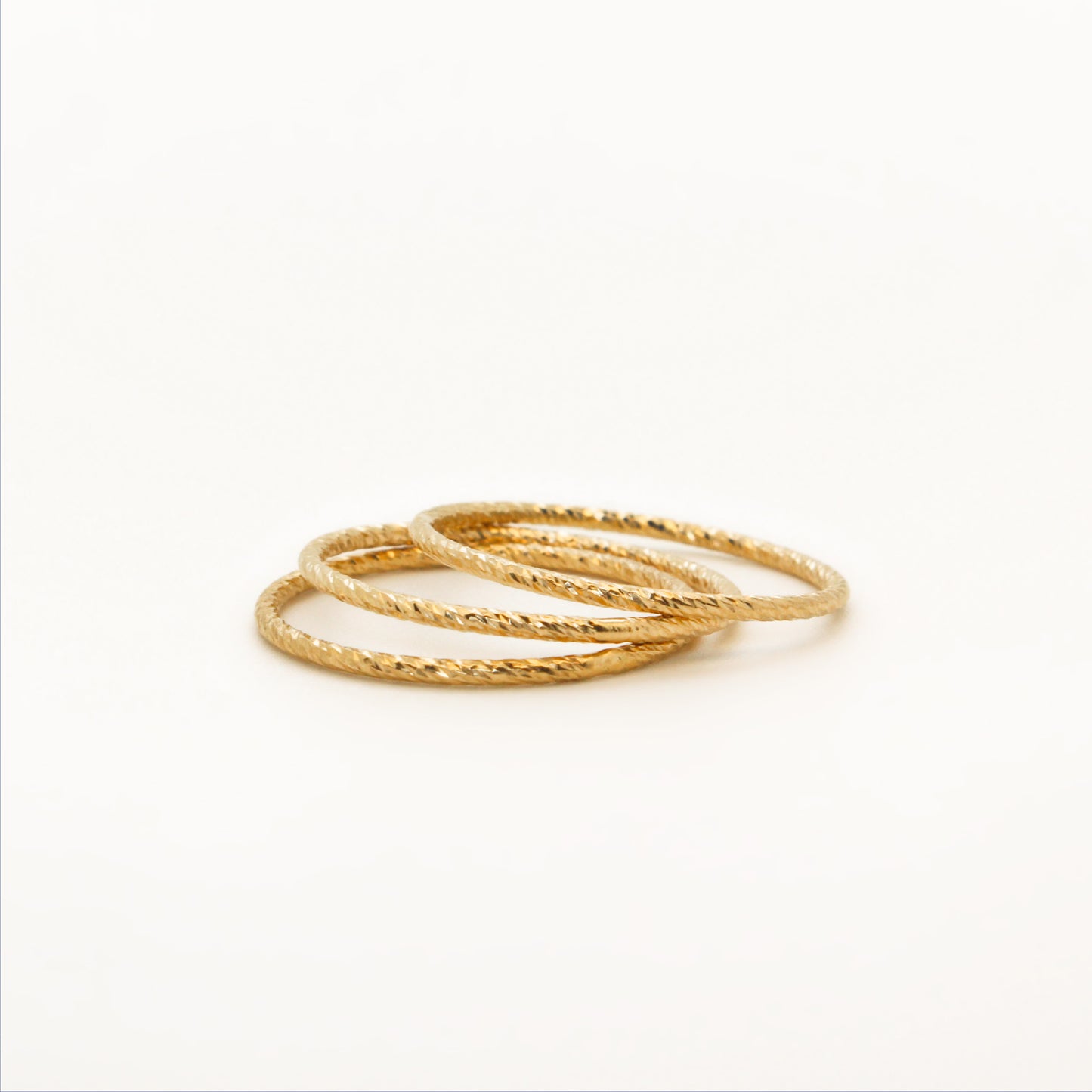 14k Gold Filled Thin Sparkling Ring