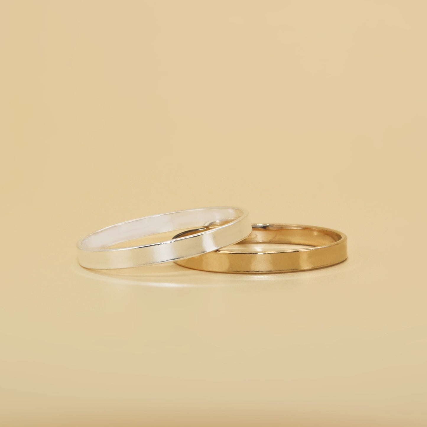 Basic Thick Band Ring in 14k Gold Filled or 925 Sterling Silver
