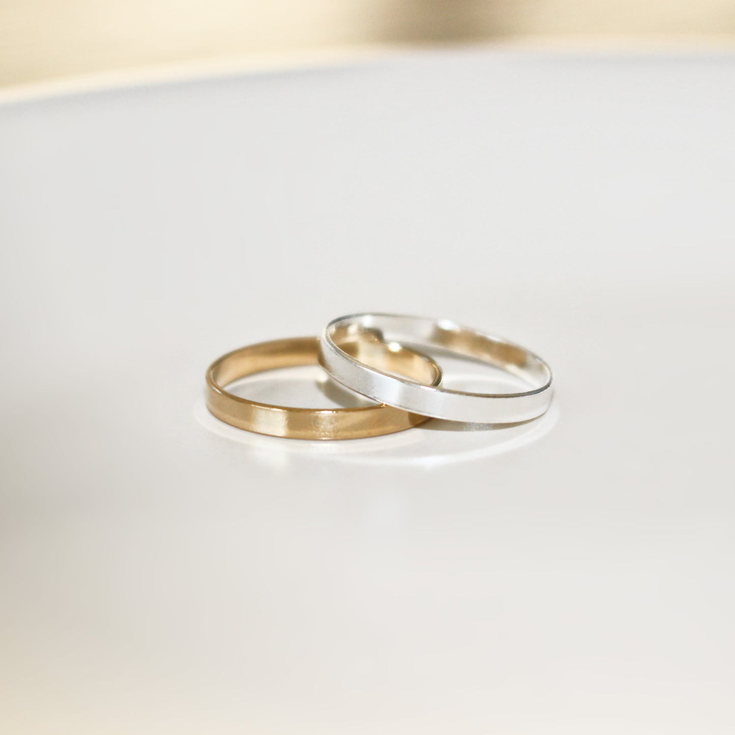 Basic Thick Band Ring in 14k Gold Filled or 925 Sterling Silver