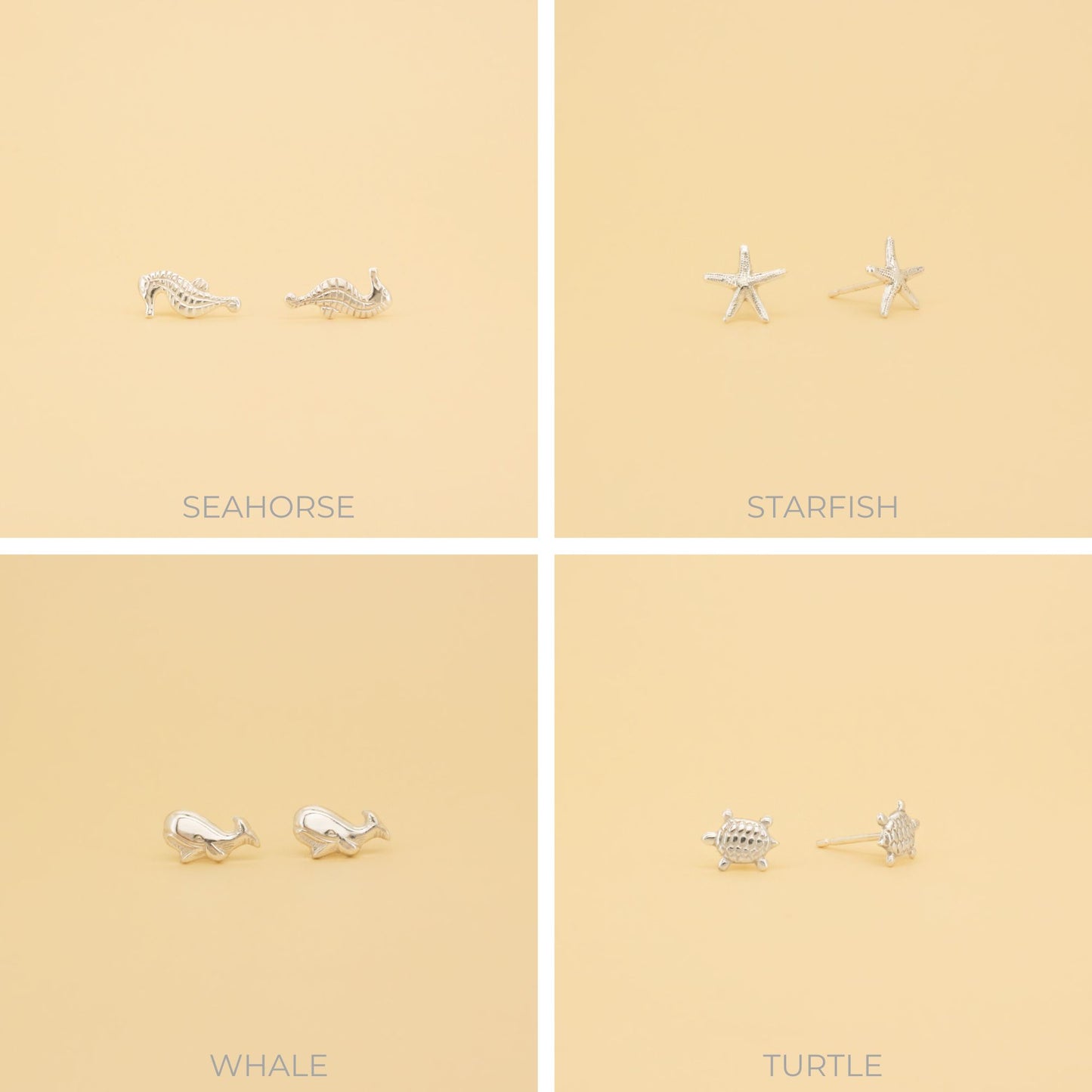 Dainty Little Studs Earrings in 925 Sterling Silver