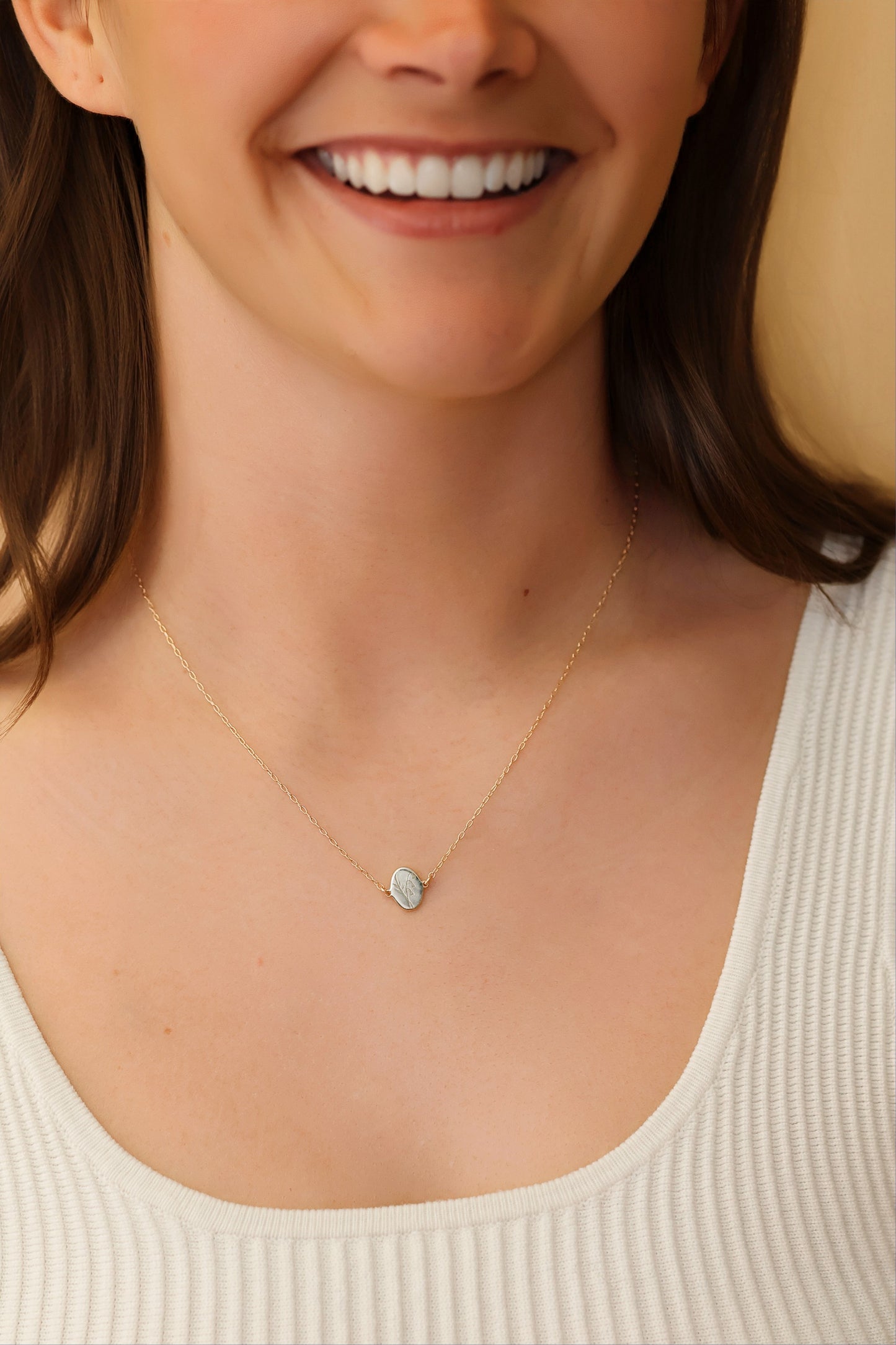 Birth Flower Necklace in 14k Gold Filled · Wild Flower Memorial