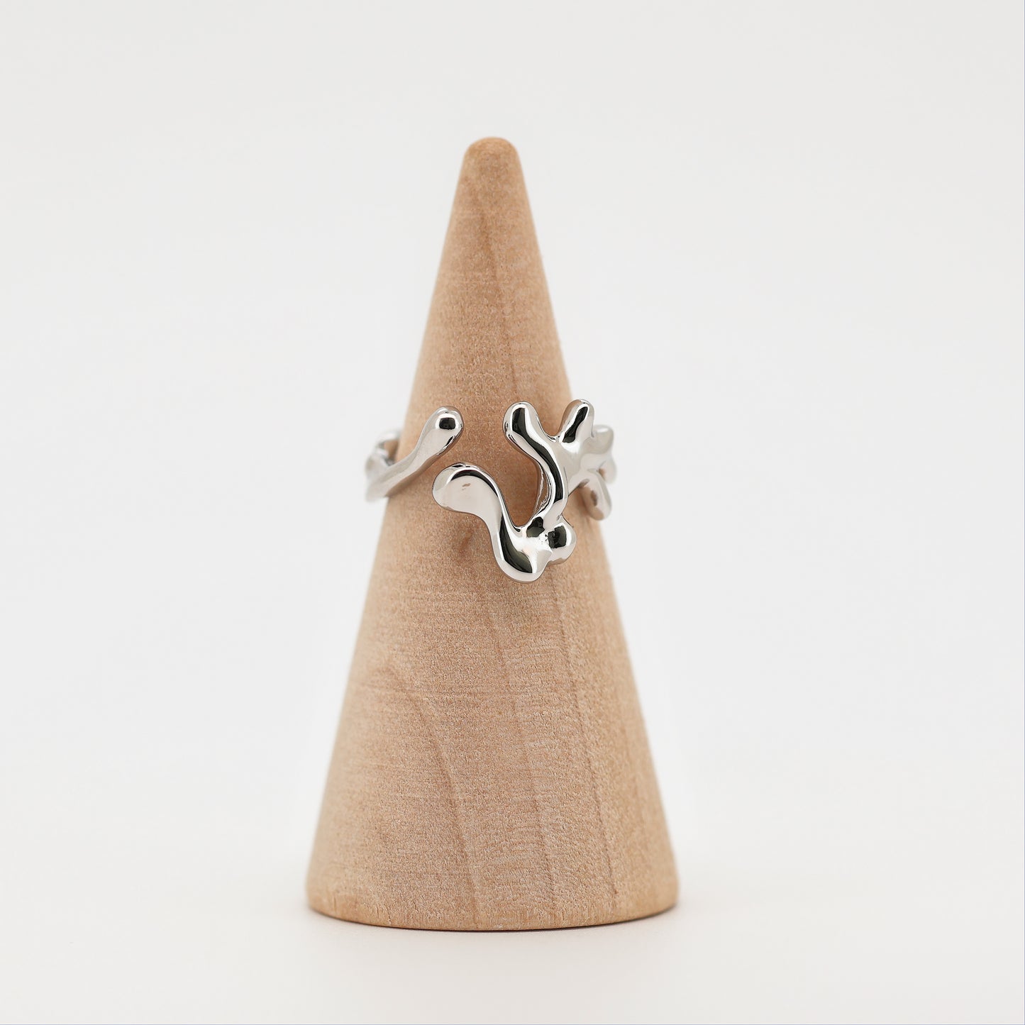 Water Element Ring in 925 Sterling Silver · Knuckle Ring