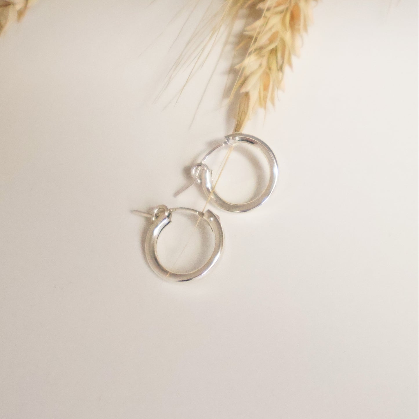 925 Sterling Silver Hypoallergenic Basic Tube Hoops Earrings