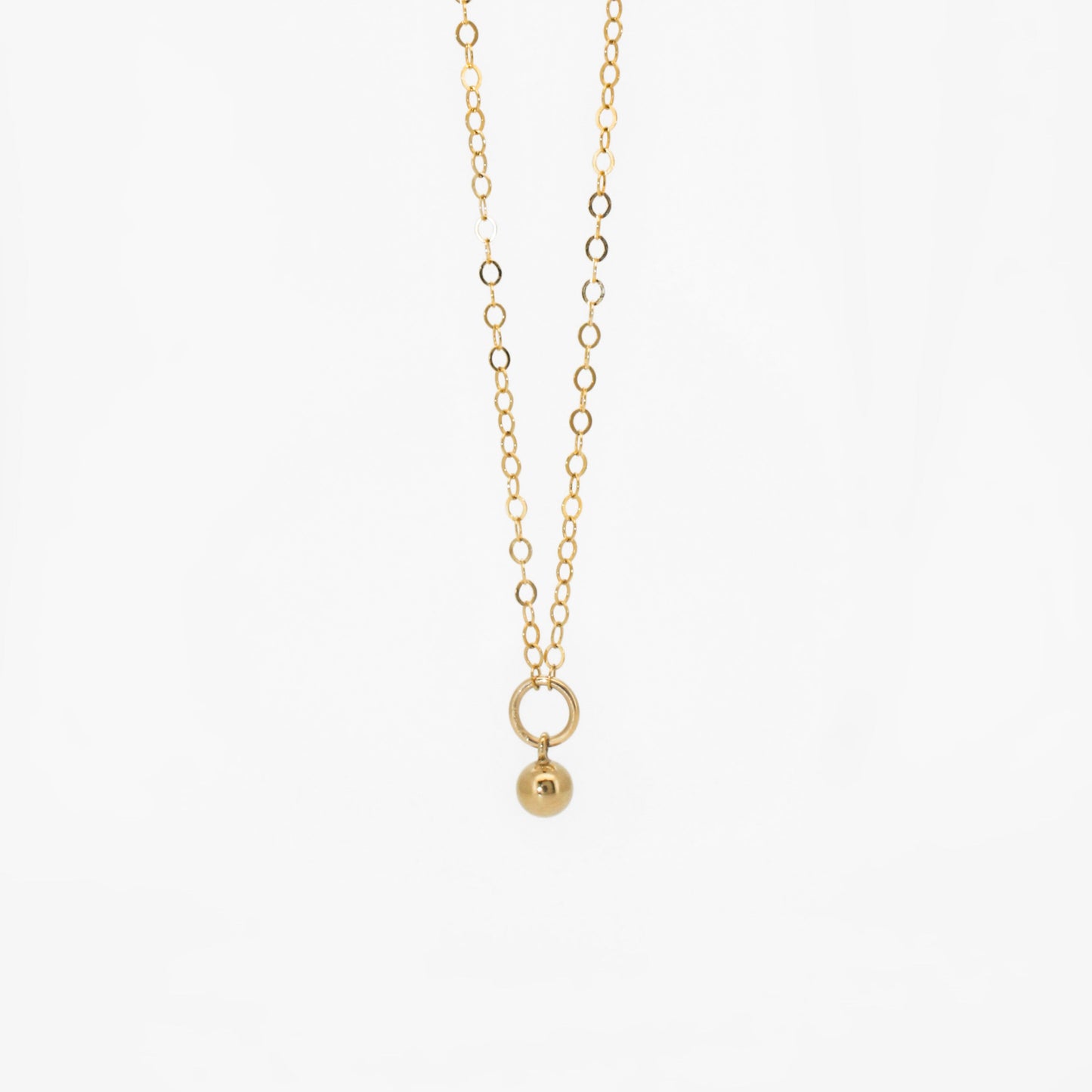 Aesthetic 14K Gold Filled Ball Necklace ∙ 4mm