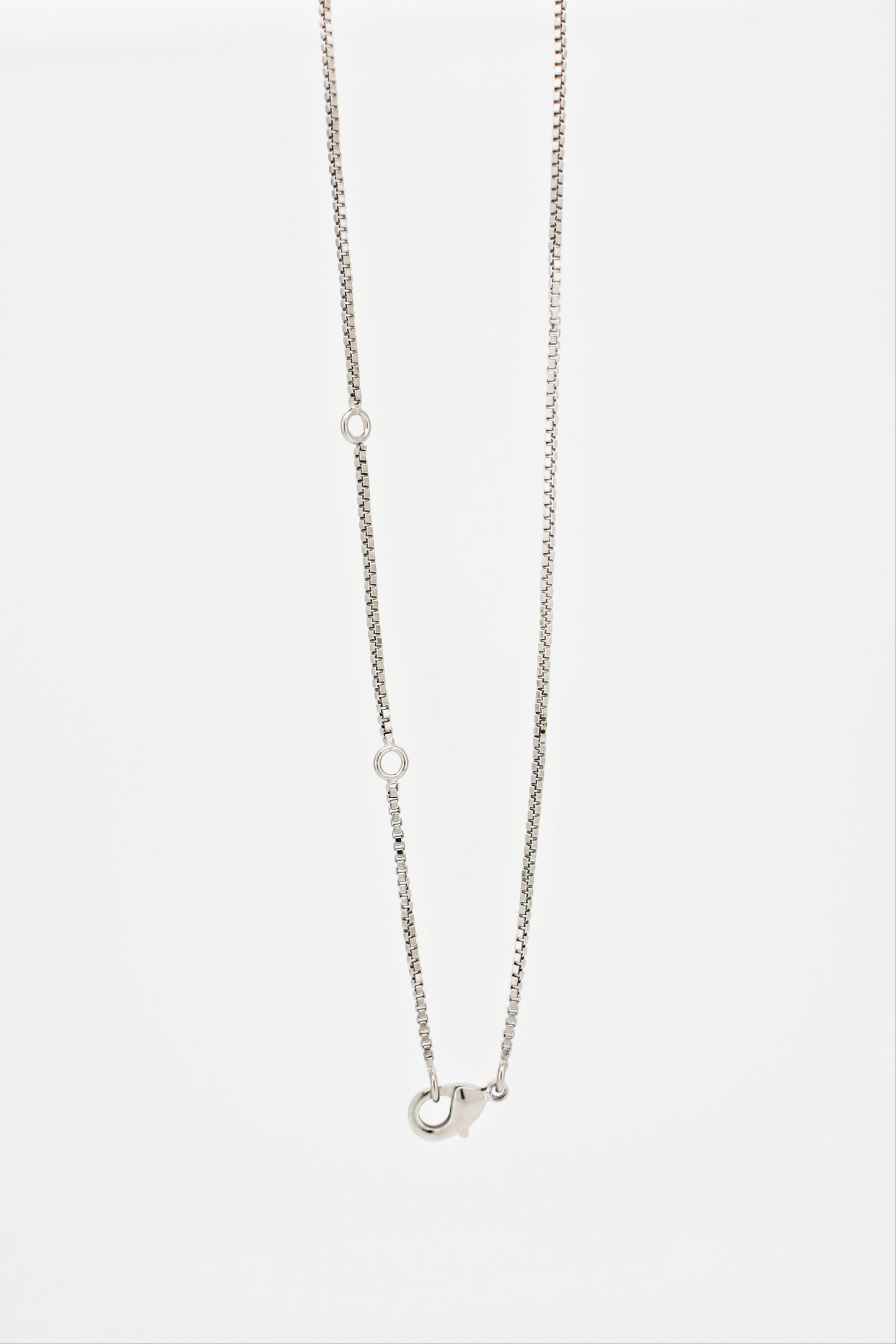 Opal Necklace in Genuine 925 Sterling Silver ∙ White Opal Drop Oval Charm Necklace