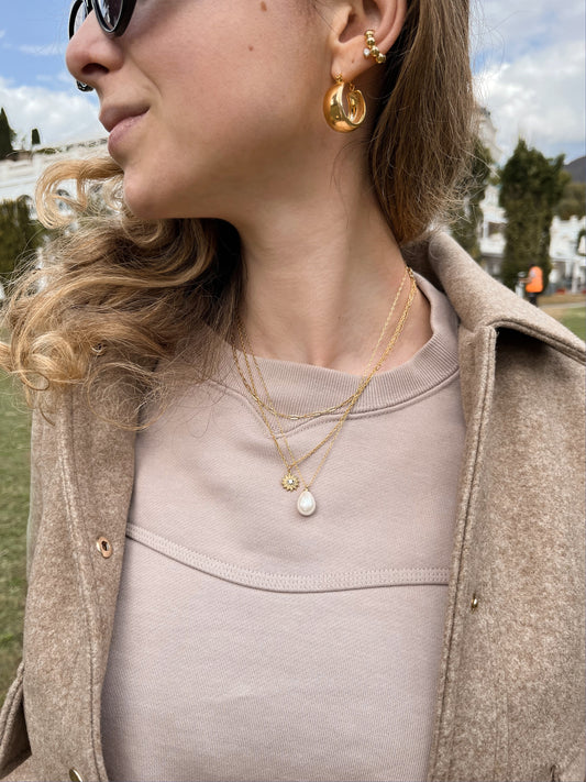 LYLA - 14K Gold Filled Drop Pearl Necklace For Her ∙ Bridal Necklace ∙ Gift for her ∙ Pearl Jewelry