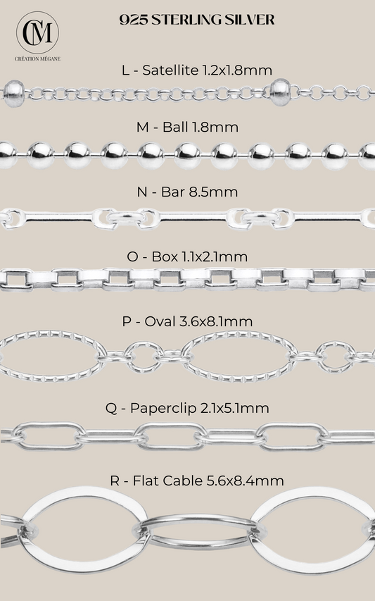 925 Sterling Silver Bracelets ∙ Dainty Minimalist Chains ∙ Choker Necklace ∙ Snake Box Cable Figure Rope