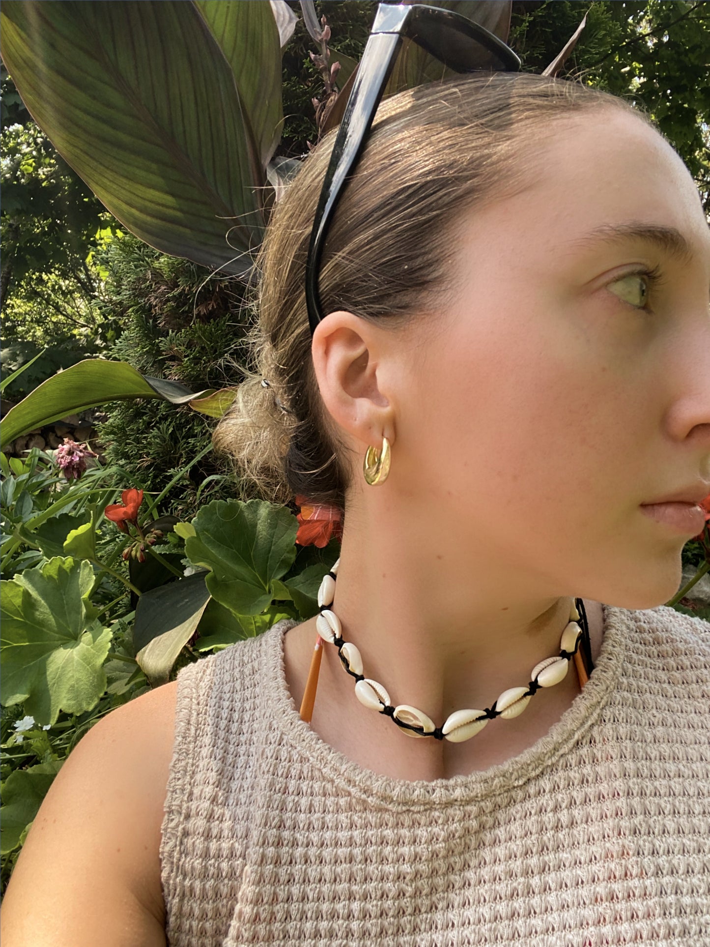 PURSA - Chunky Double Dipped 14kt Gold Hoops Earrings ∙ 19mm ∙ Minimalist Creoles