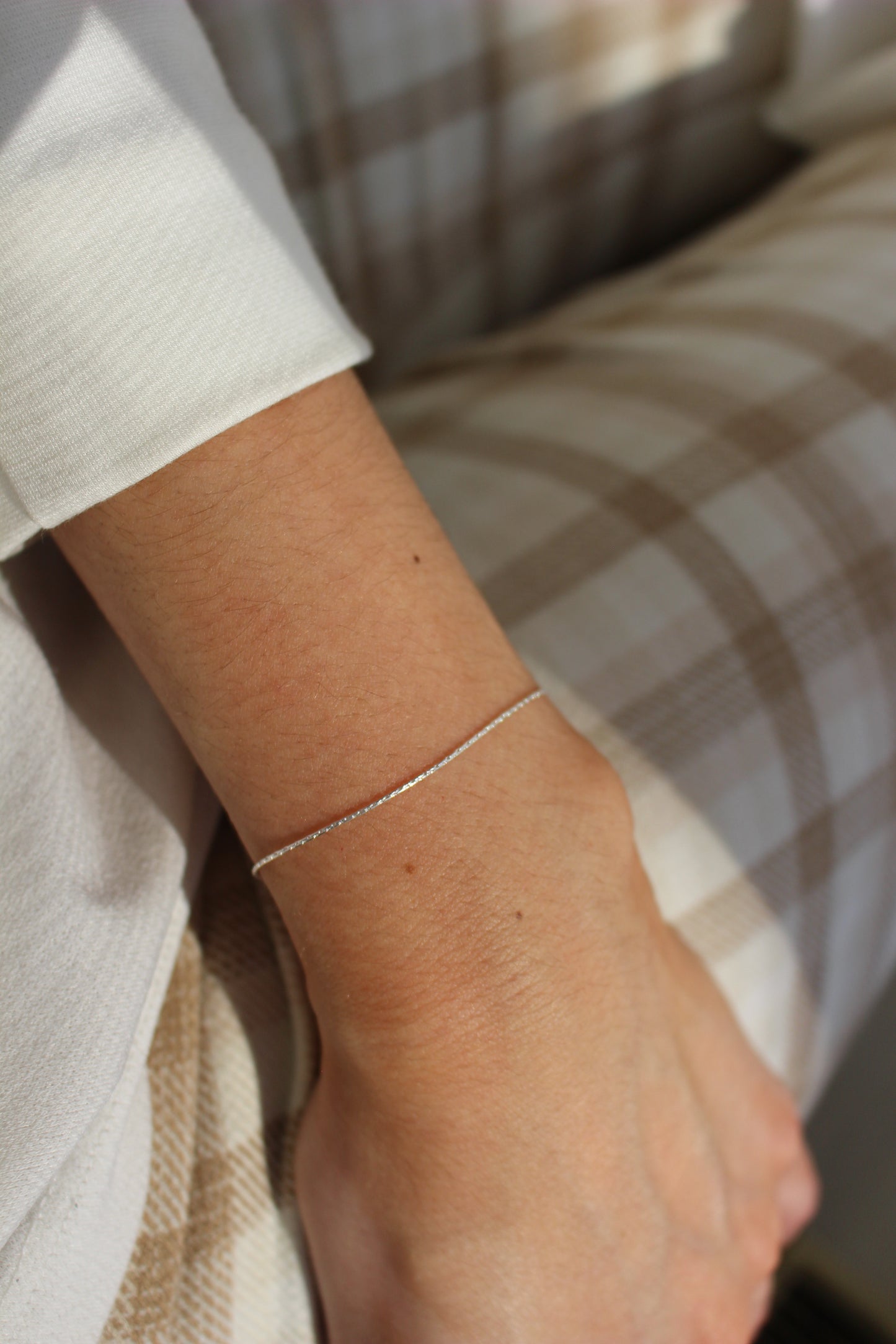 925 Sterling Silver Snake Bracelet ∙ Custom Dainty Chain For Women