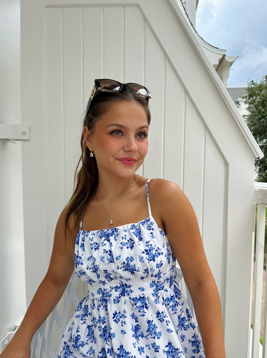 EMMA - Collier de zircon cubique rectangulaire avec chaîne en or rempli 14k