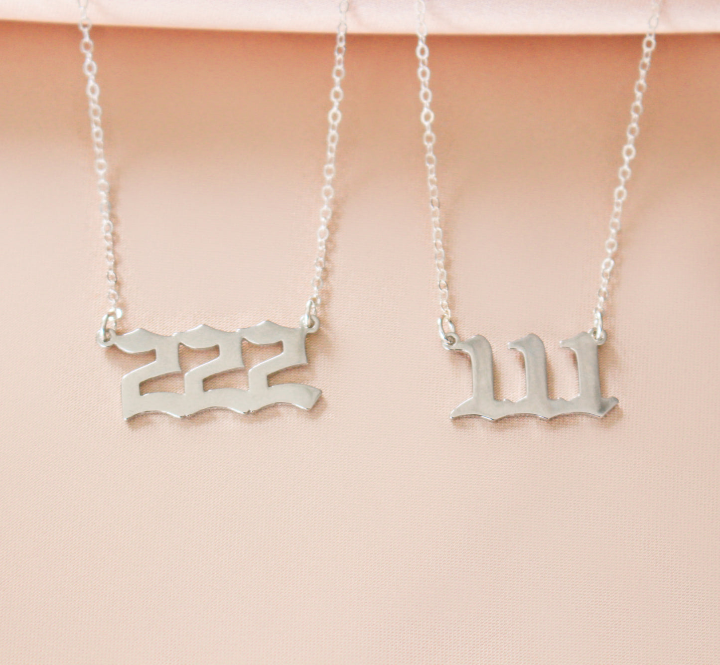 Angel Number Necklace In Gold Filled or Sterling Silver