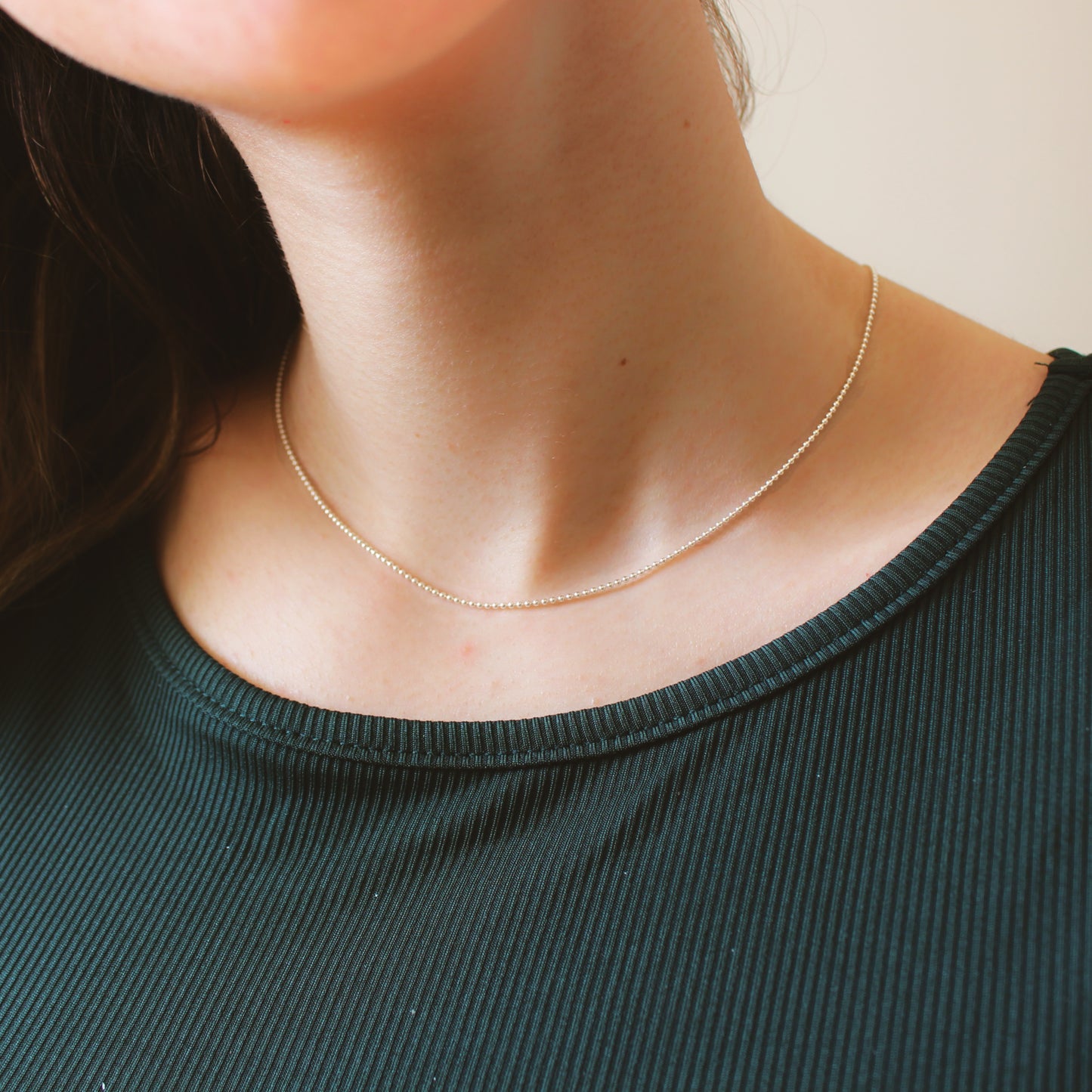 Collier en argent sterling 925 | Chaîne en argent | Choix de la longueur | 14 à 20 pouces | Choker minimaliste simple