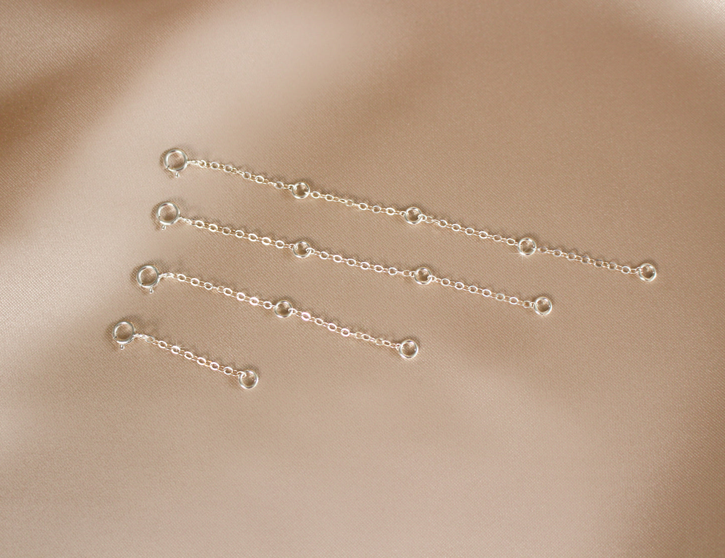 925 Sterling Silver Handmade Extender ∙ 1 2 3 4 inches ∙ Necklace extender