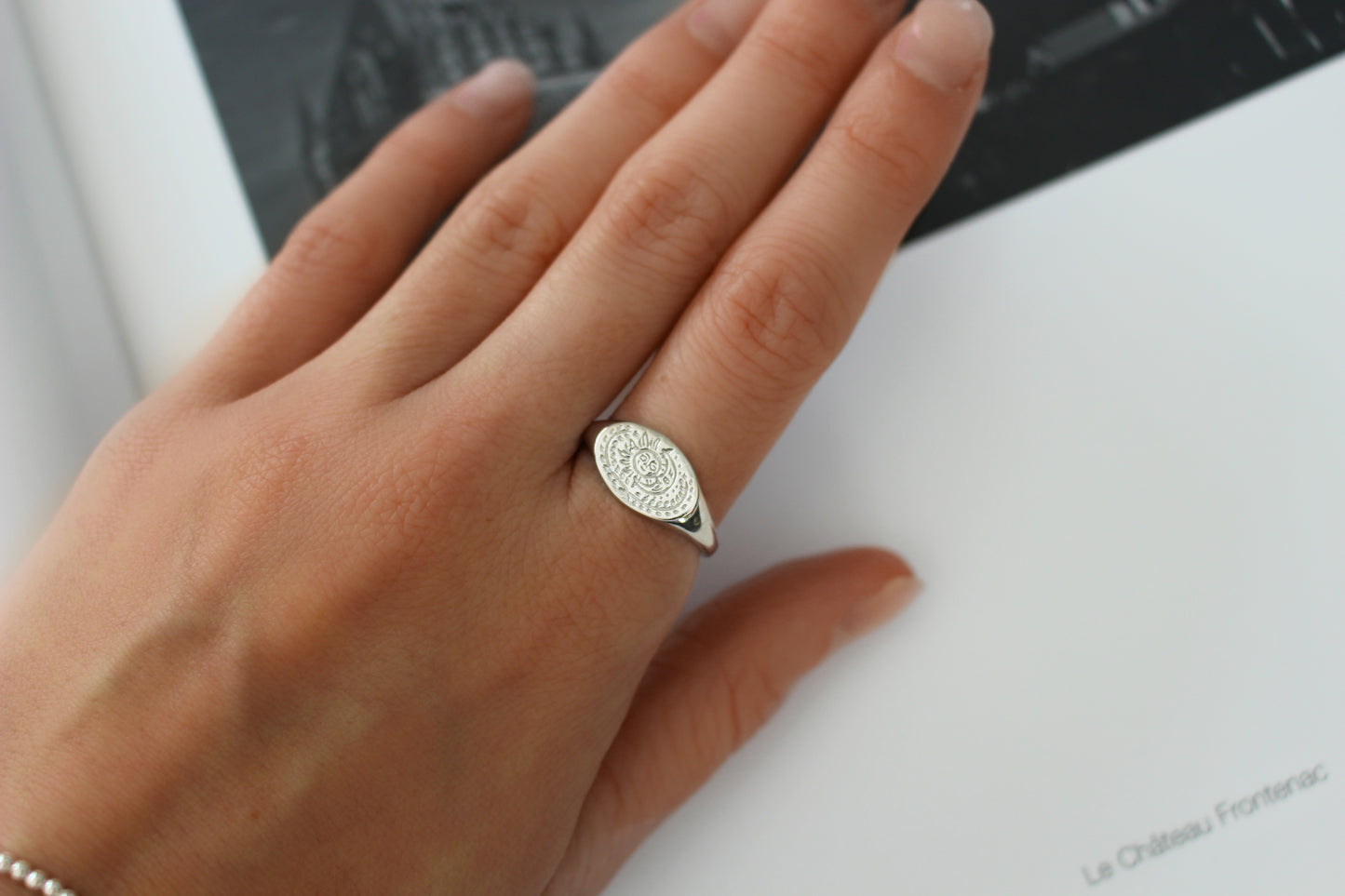 BEWITCHED - 925 Sterling Silver Sun and Moon Ring ∙ Nature Connection Ring