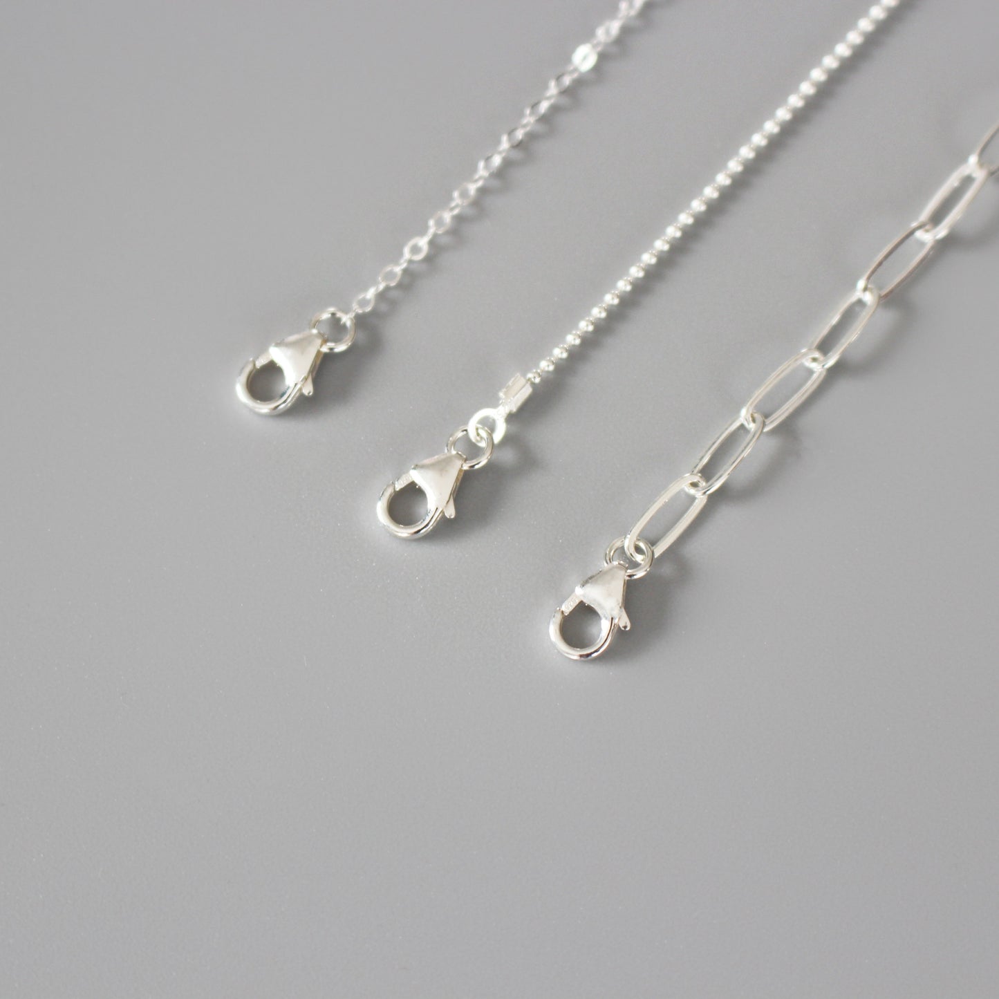 Collier en argent sterling 925 | Chaîne en argent | Choix de la longueur | 14 à 20 pouces | Choker minimaliste simple