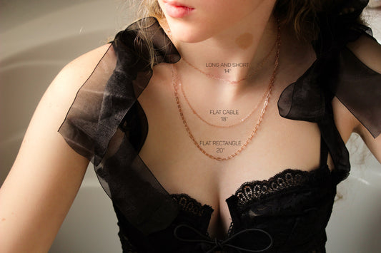 14k Rose Gold Filled Necklace ∙ Water Resistant Custom Rose Gold Chain