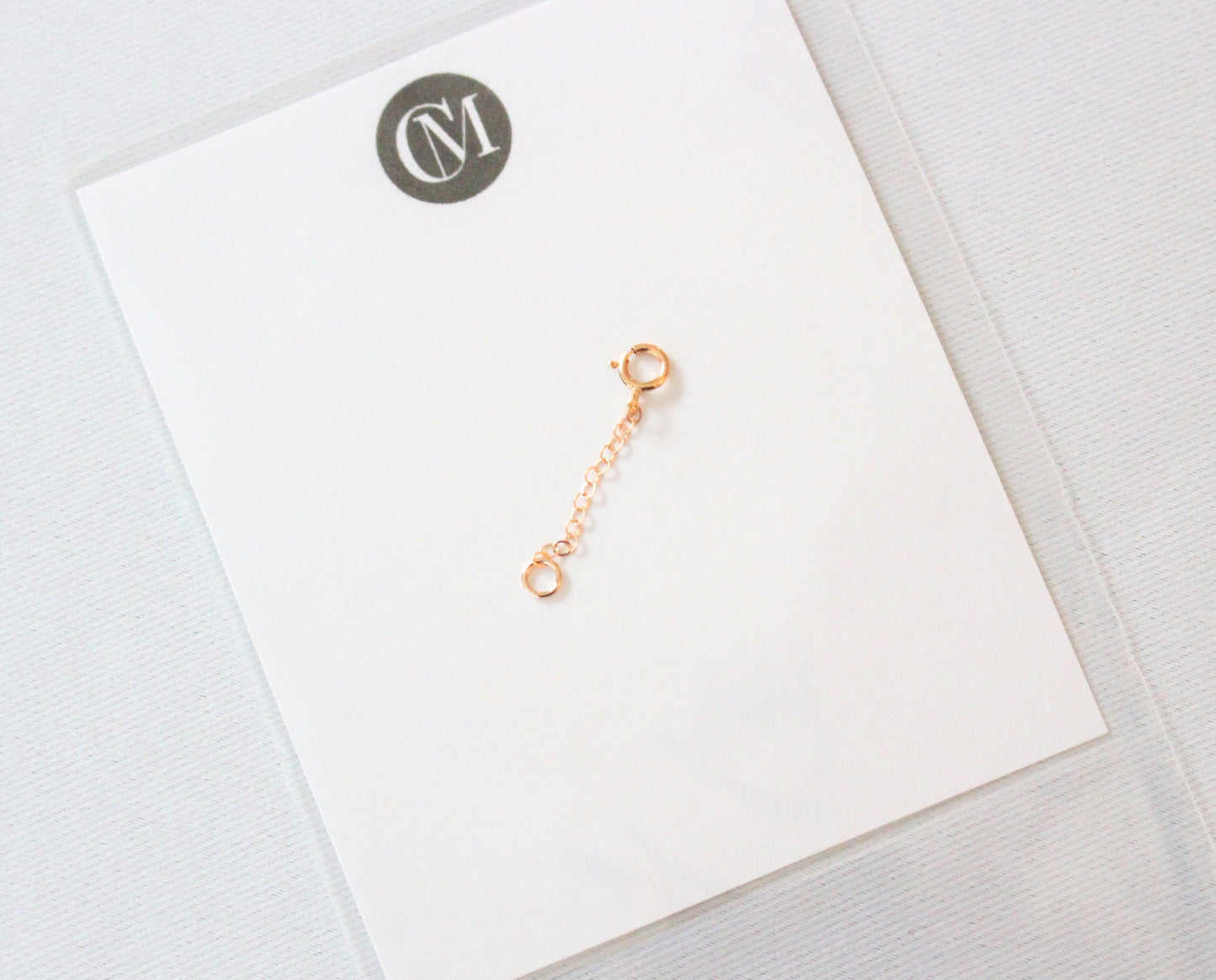 14k Rose Gold Filled Extender for Necklace or Bracelet ∙ 1 2 3 4 inches