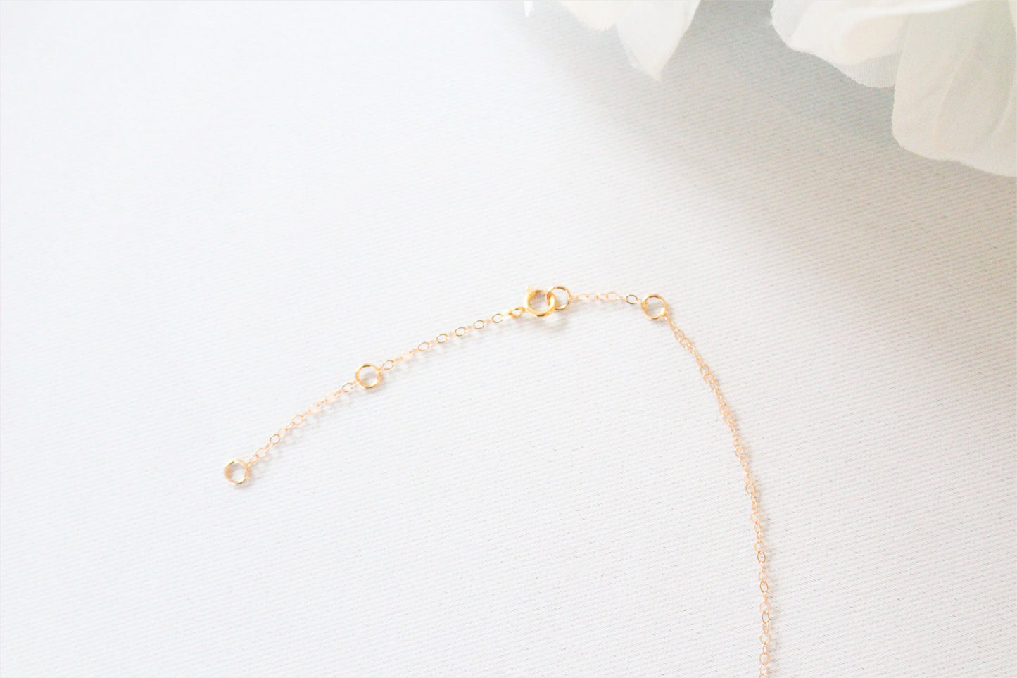 14k Rose Gold Filled Extender for Necklace or Bracelet ∙ 1 2 3 4 inches
