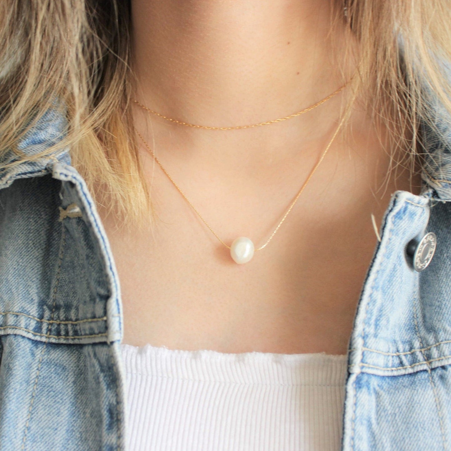 14k Gold Filled Snake Thin Chain Necklace ∙ 0.7mm