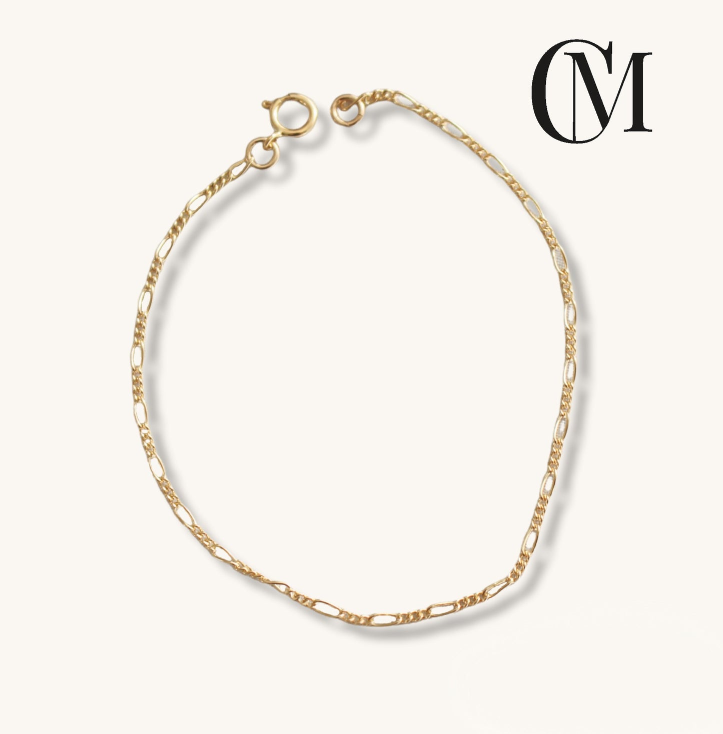 Figaro chain in 14k gold filled ∙ Gold fill necklace or bracelet