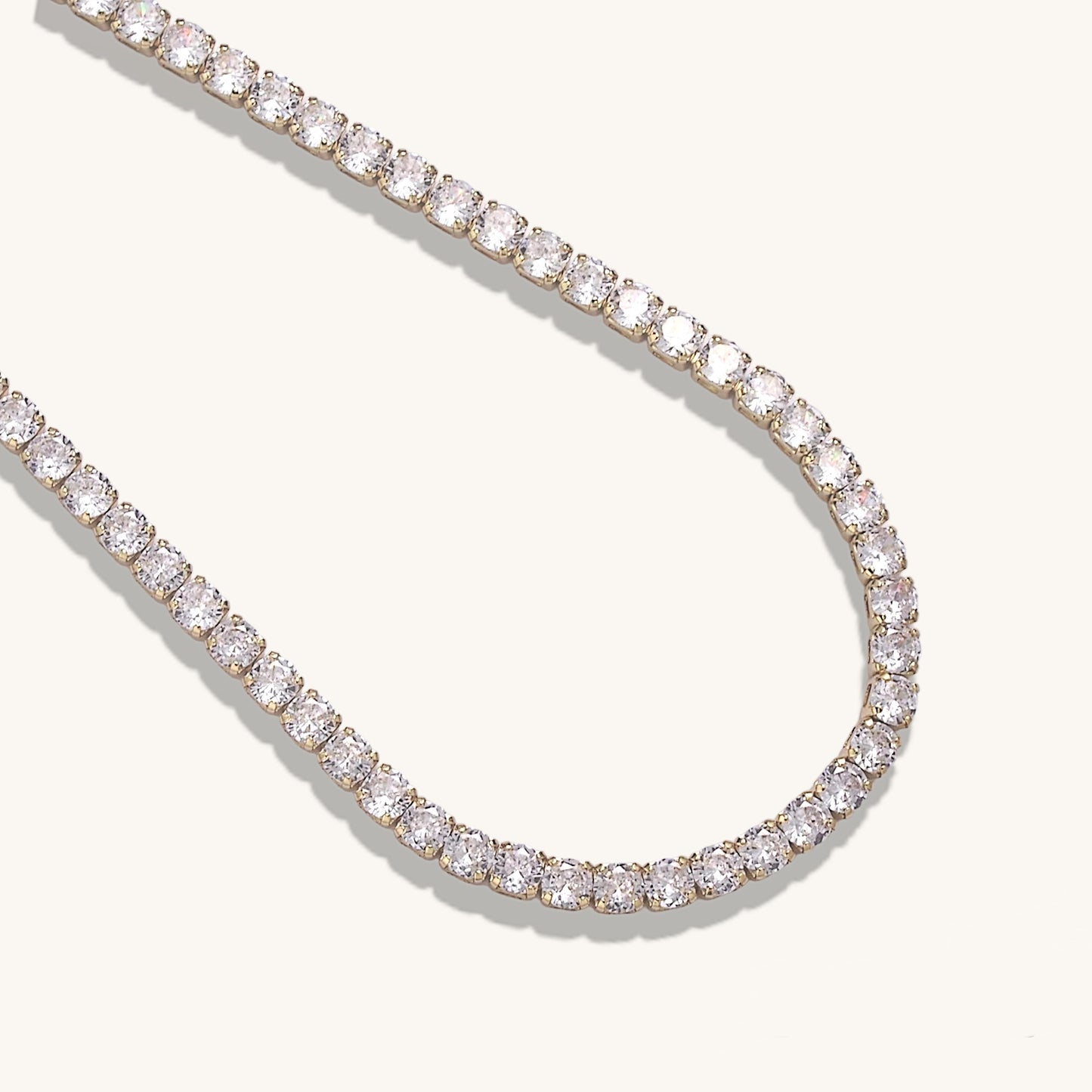 Tennis Necklace ∙ Necklaces For Women ∙ Diamond Tennis ∙ Crystal row necklace ∙ Cubic Zirconia Necklace