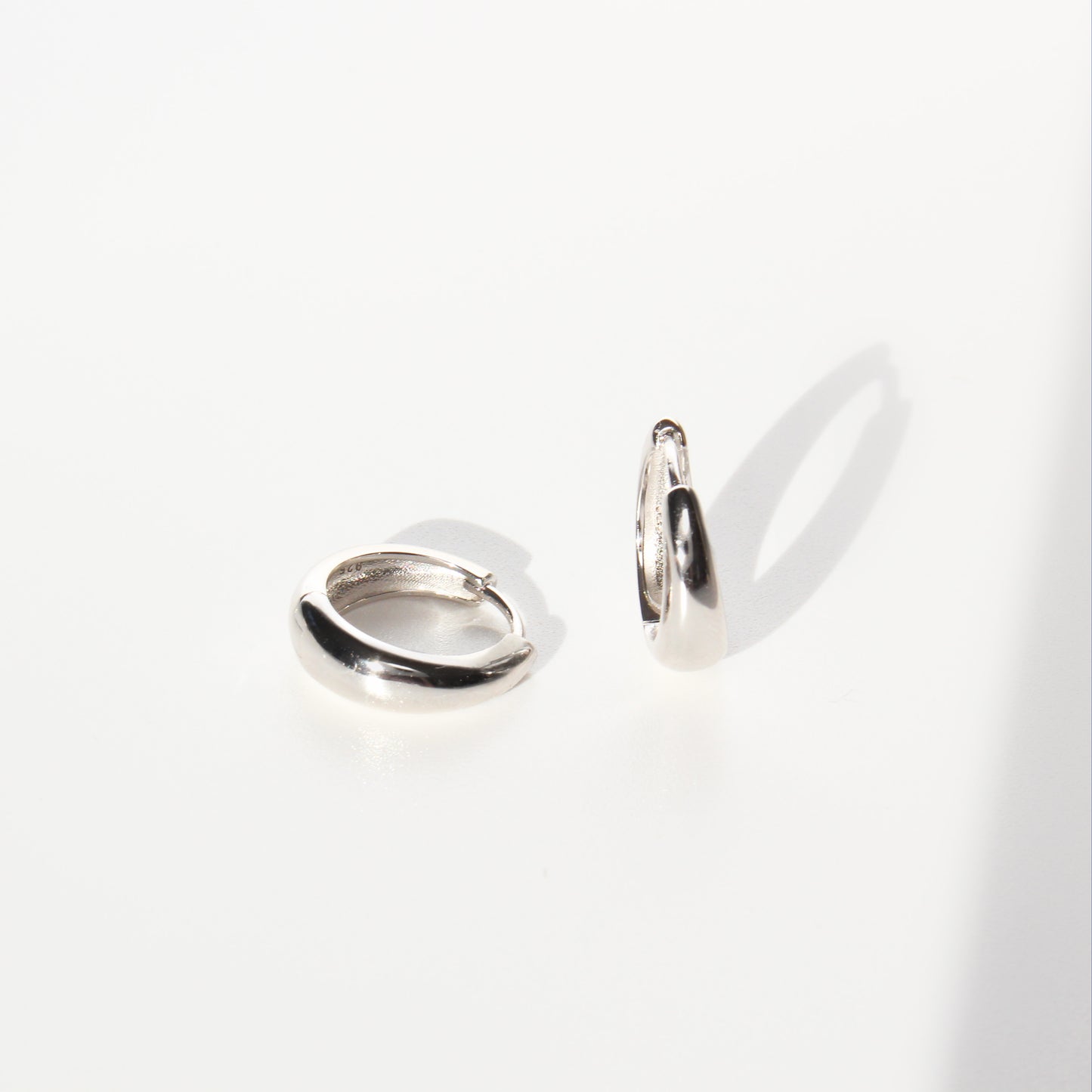 925 Sterling Silver Plain Hoop∙ 18mm