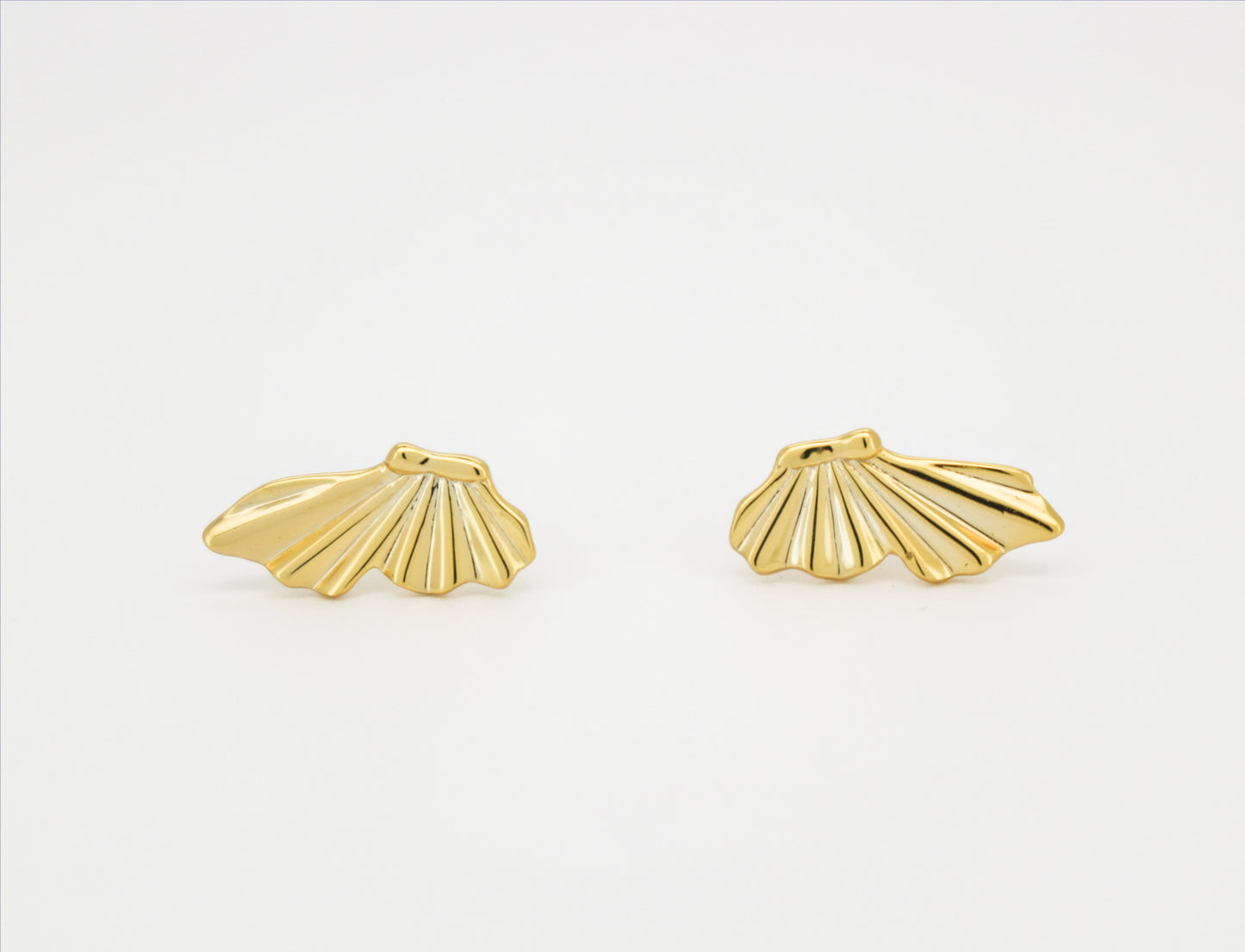 18k Gold Vermeil Metamorphosis Butterfly Wing Earrings