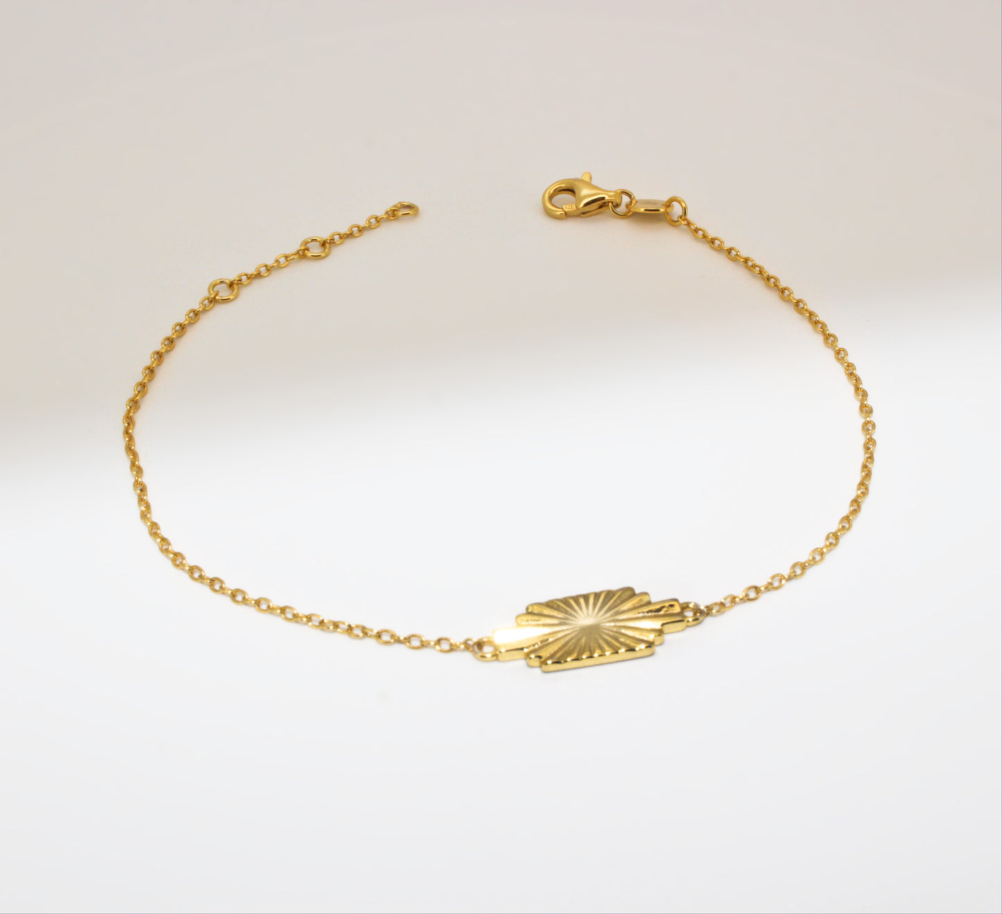18k Gold Vermeil Sunburst Bracelet