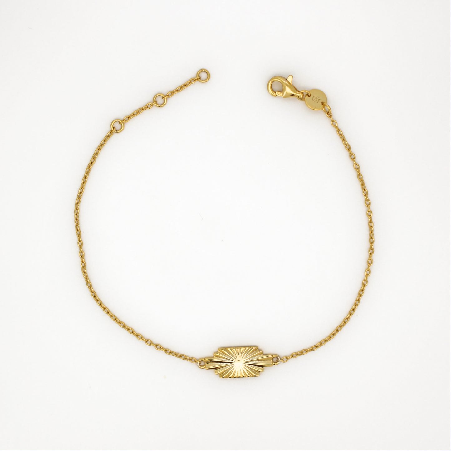 18k Gold Vermeil Sunburst Bracelet