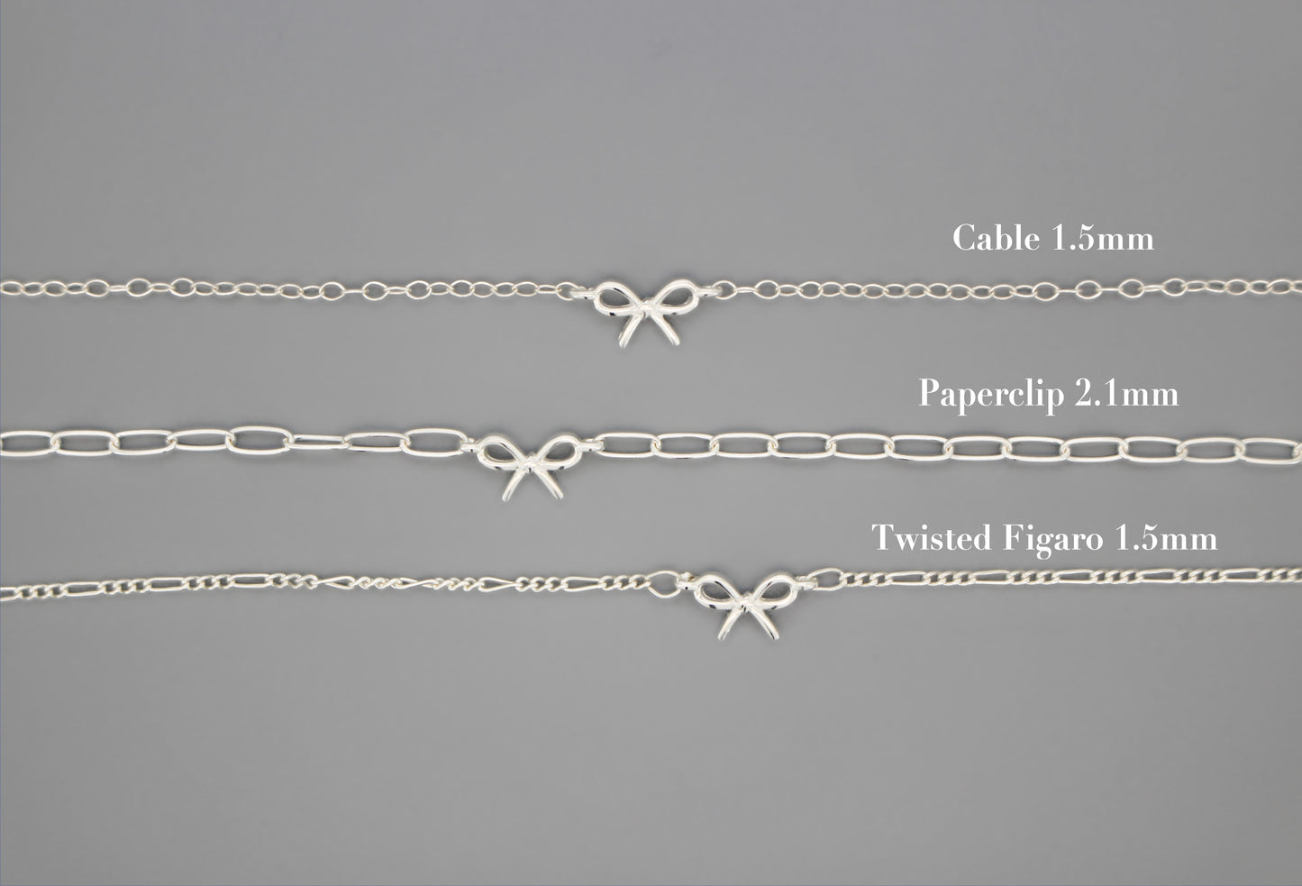 COQUETTE - Mini Bow Bracelet in 925 Sterling Silver · Ribbon Bow · Best Friend Bracelets · Bracelet for Women · Tie the Knot
