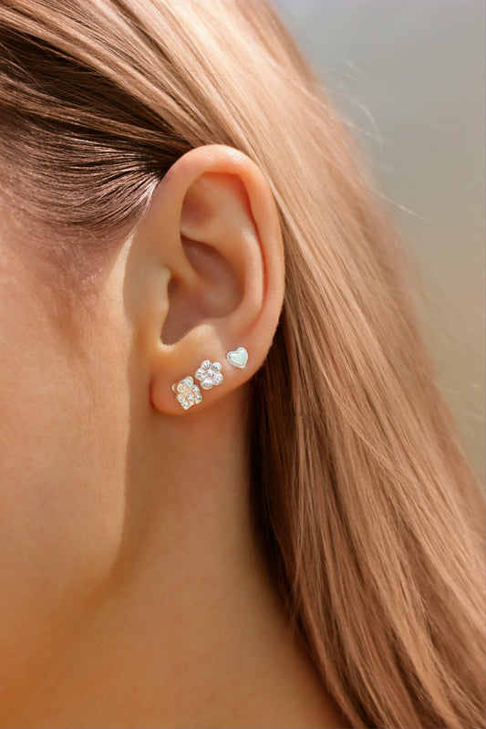 Dainty Little Studs Earrings in 925 Sterling Silver