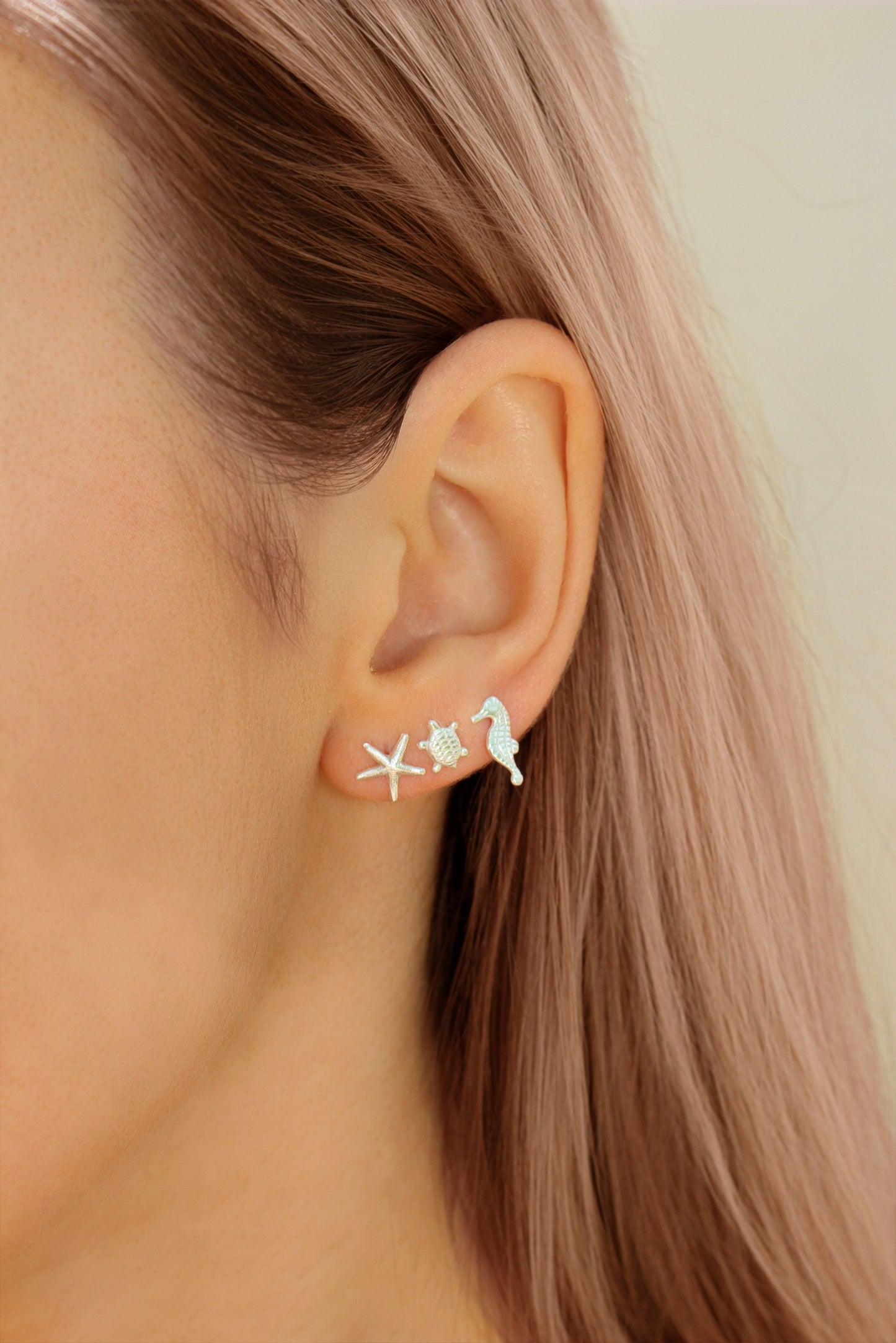 Dainty Little Studs Earrings in 925 Sterling Silver