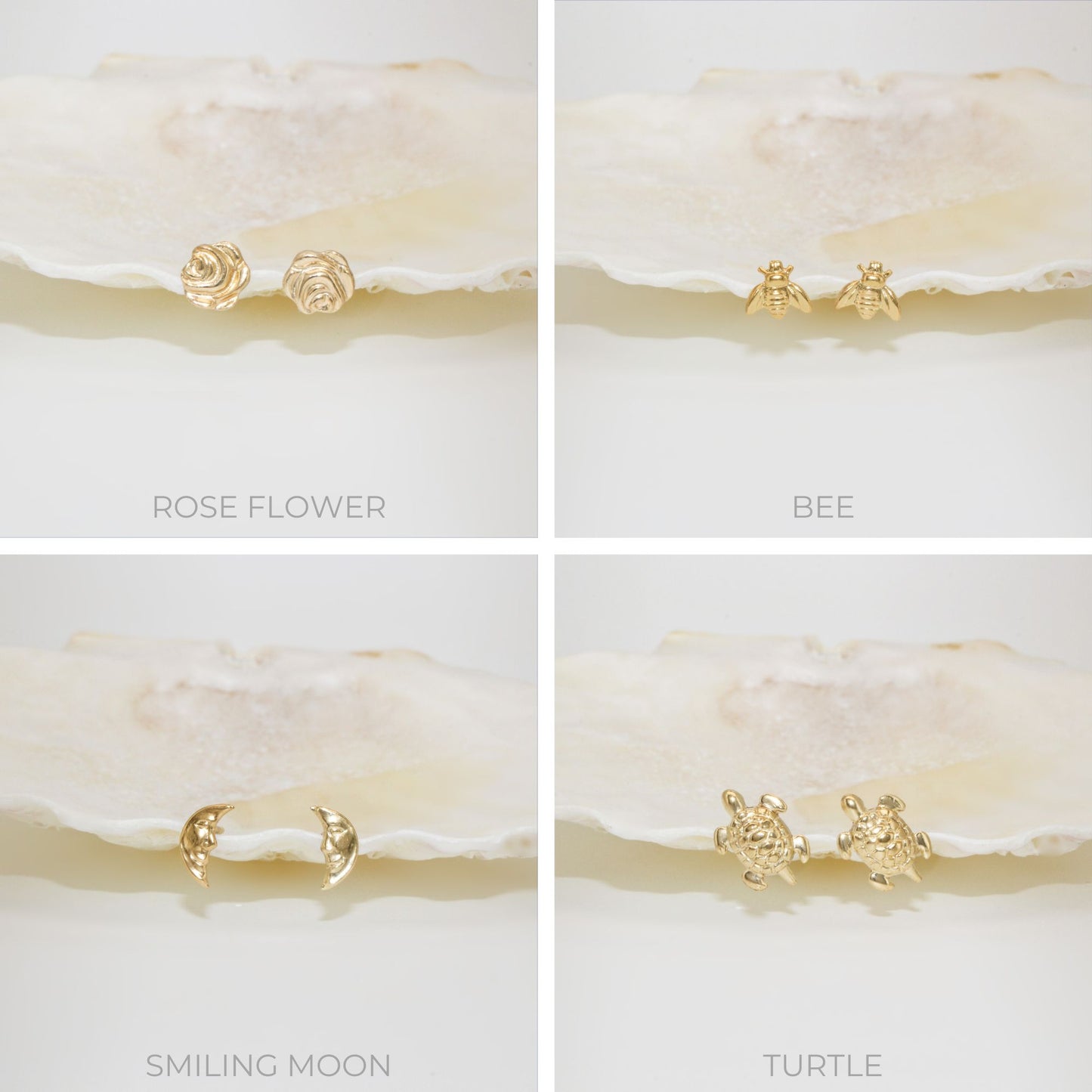 Dainty Little Baby Studs in 14k Gold Filled
