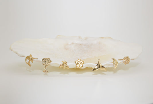 Dainty Little Baby Studs in 14k Gold Filled