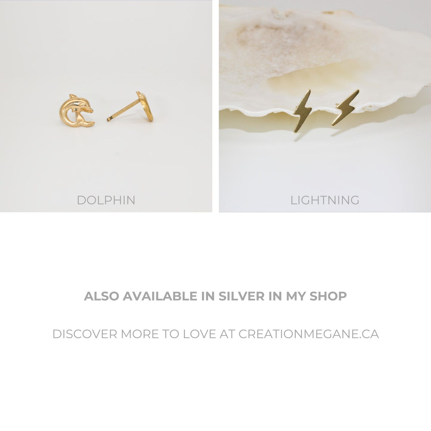 Dainty Little Baby Studs in 14k Gold Filled