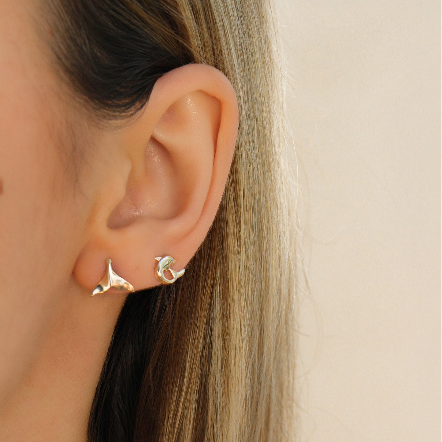 Dainty Little Baby Studs in 14k Gold Filled