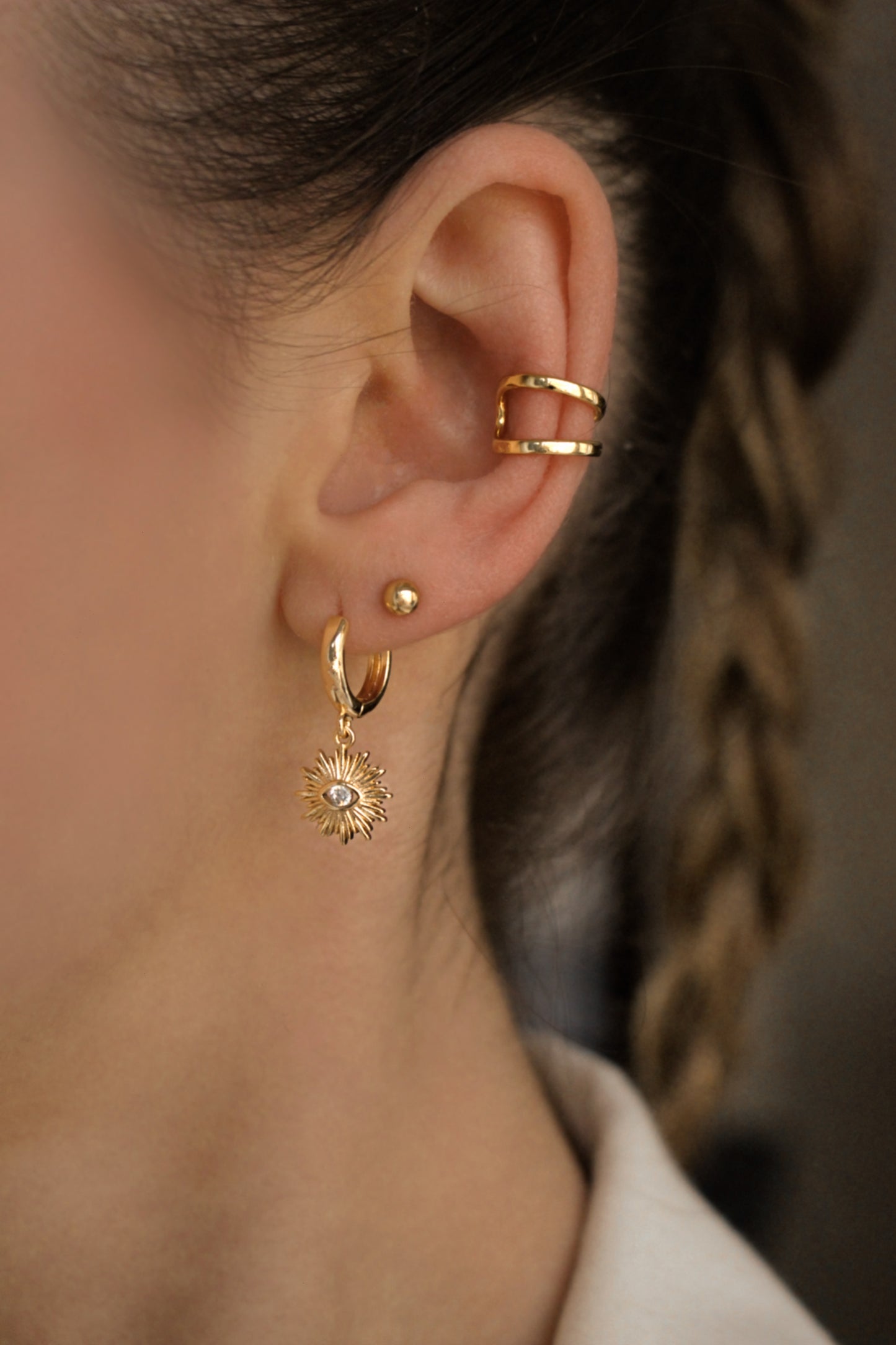 Boucles d'oreilles à tige en or rempli 14 carats ∙ 2 - 3 - 4 - 5 mm
