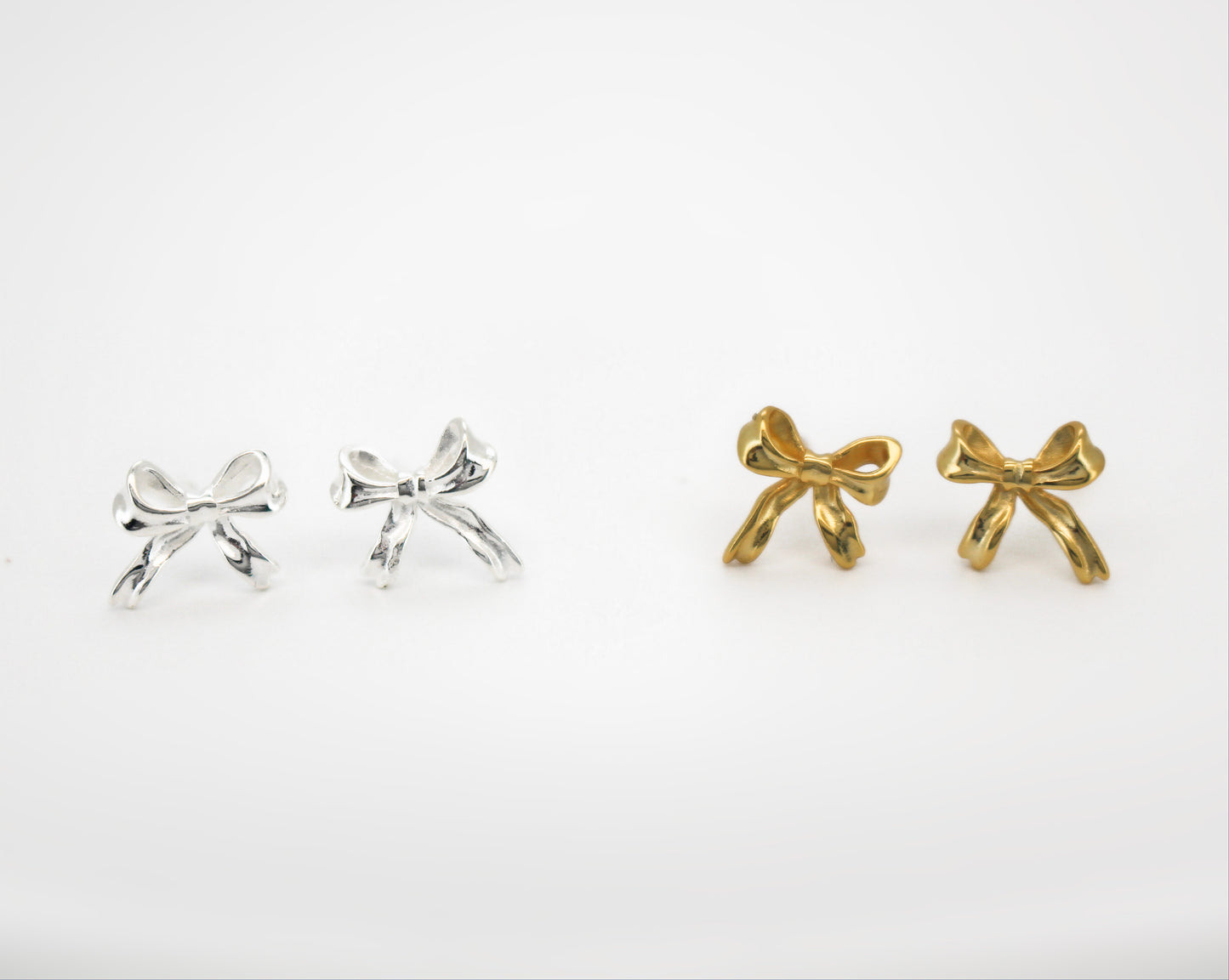 Boucles d'oreilles à tige boule remplies d'or 14 carats | 3 - 4 - 5 millimètres