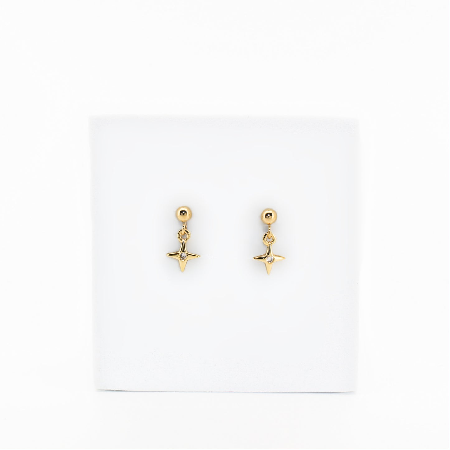 BELLATRIX - Genuine 14k Gold Filled Stud Earrings · Celestial Drop Earrings · Star Earrings