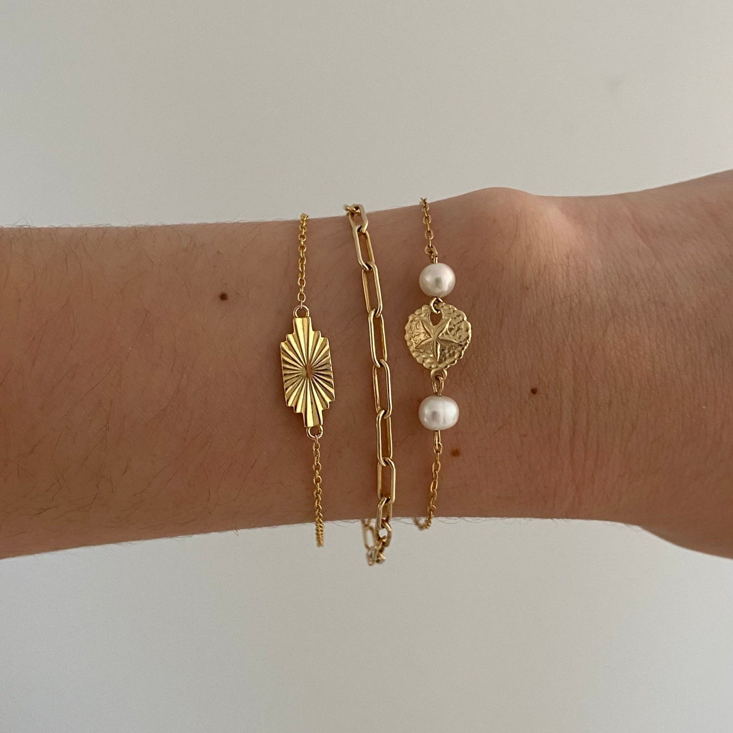 14k Gold Filled Paperclip Bracelet ∙ 3x8.8mm
