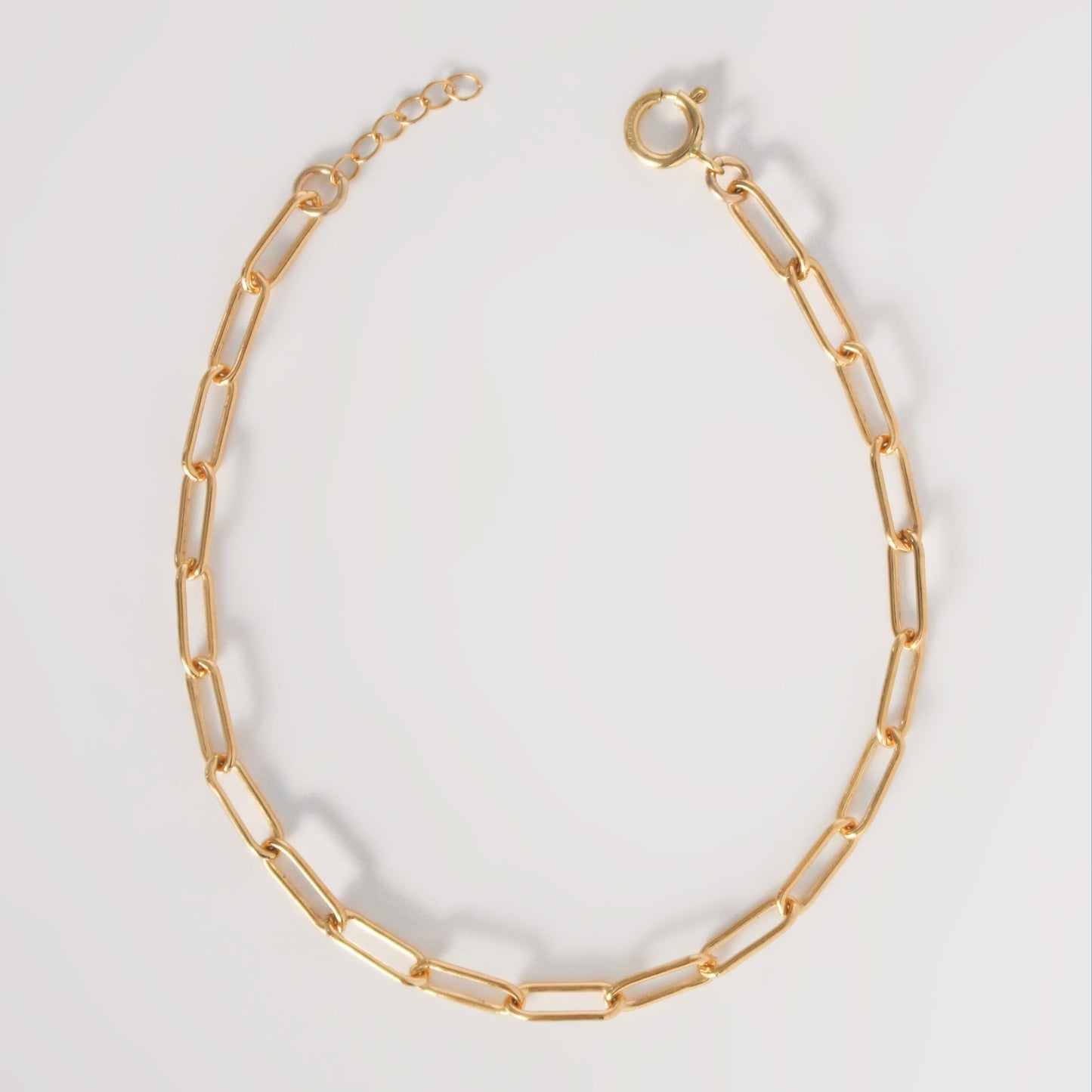 14k Gold Filled Paperclip Bracelet ∙ 3x8.8mm