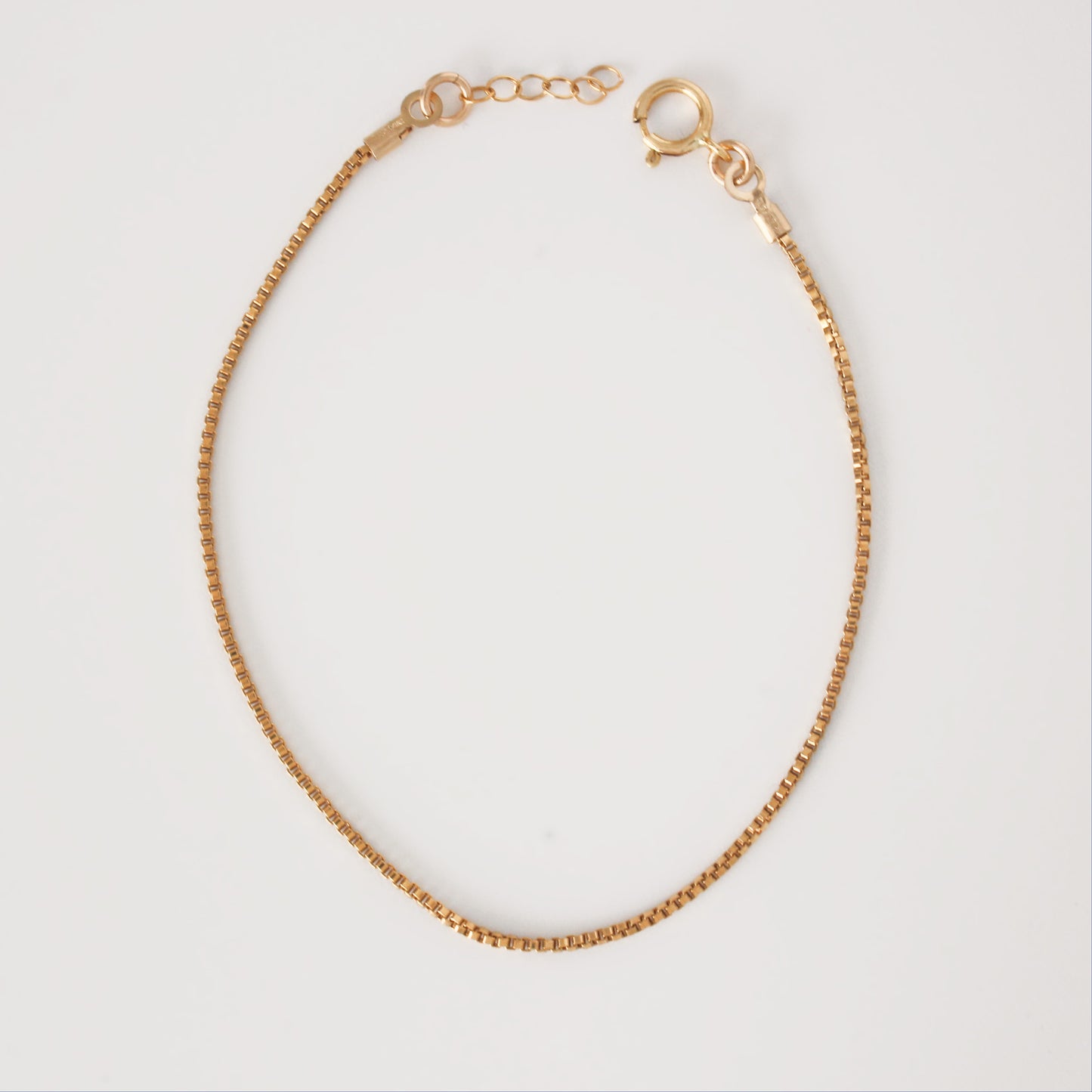 14k Gold Filled Box Bracelet ∙ Handmade Bracelet