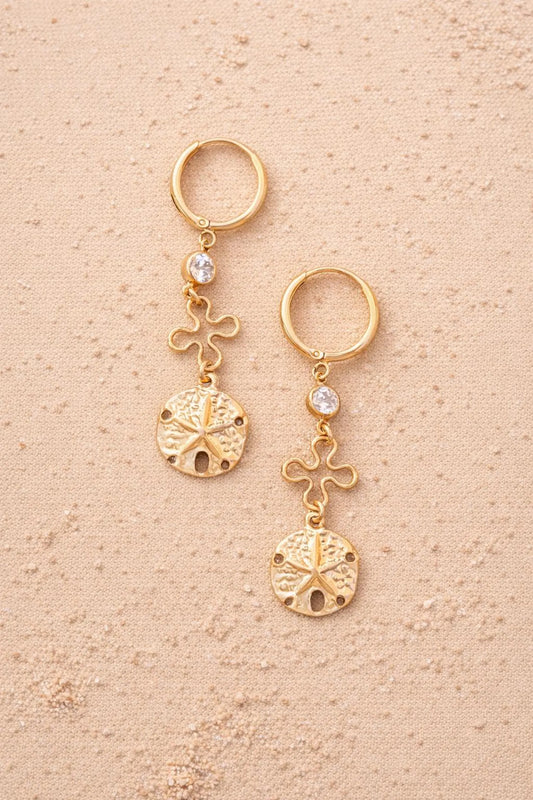 Dangling Boho Chic Earrings in 14k Gold Filled · Waterproof Lucky Charm Earrings