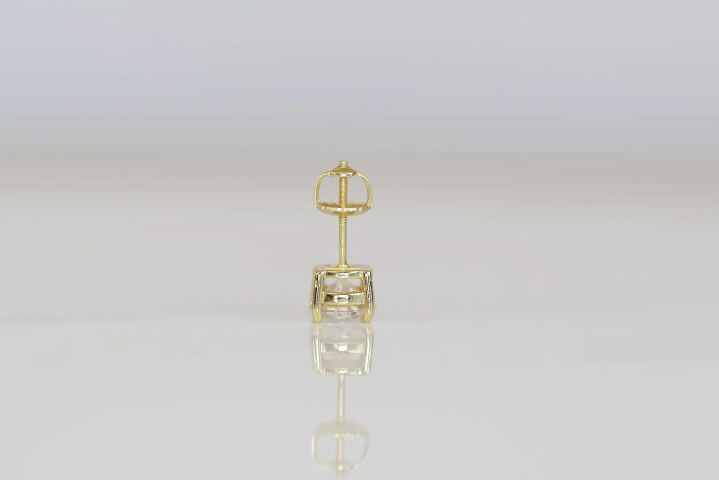 Certified VVS1 Moissanite Diamond Earrings · Screw Back · Round Cut Studs 925 Sterling Silver · 0.44ctw to 8ctw · Ethical Sourcing